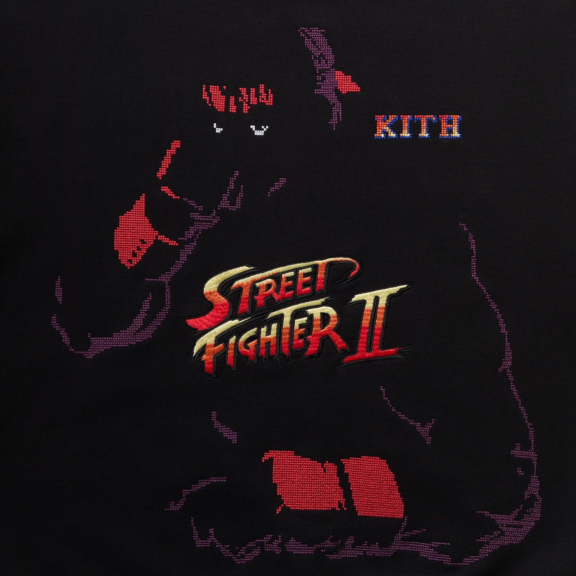 Capcom | Kith Ryu Vintage Nelson Crewneck - Black - PH