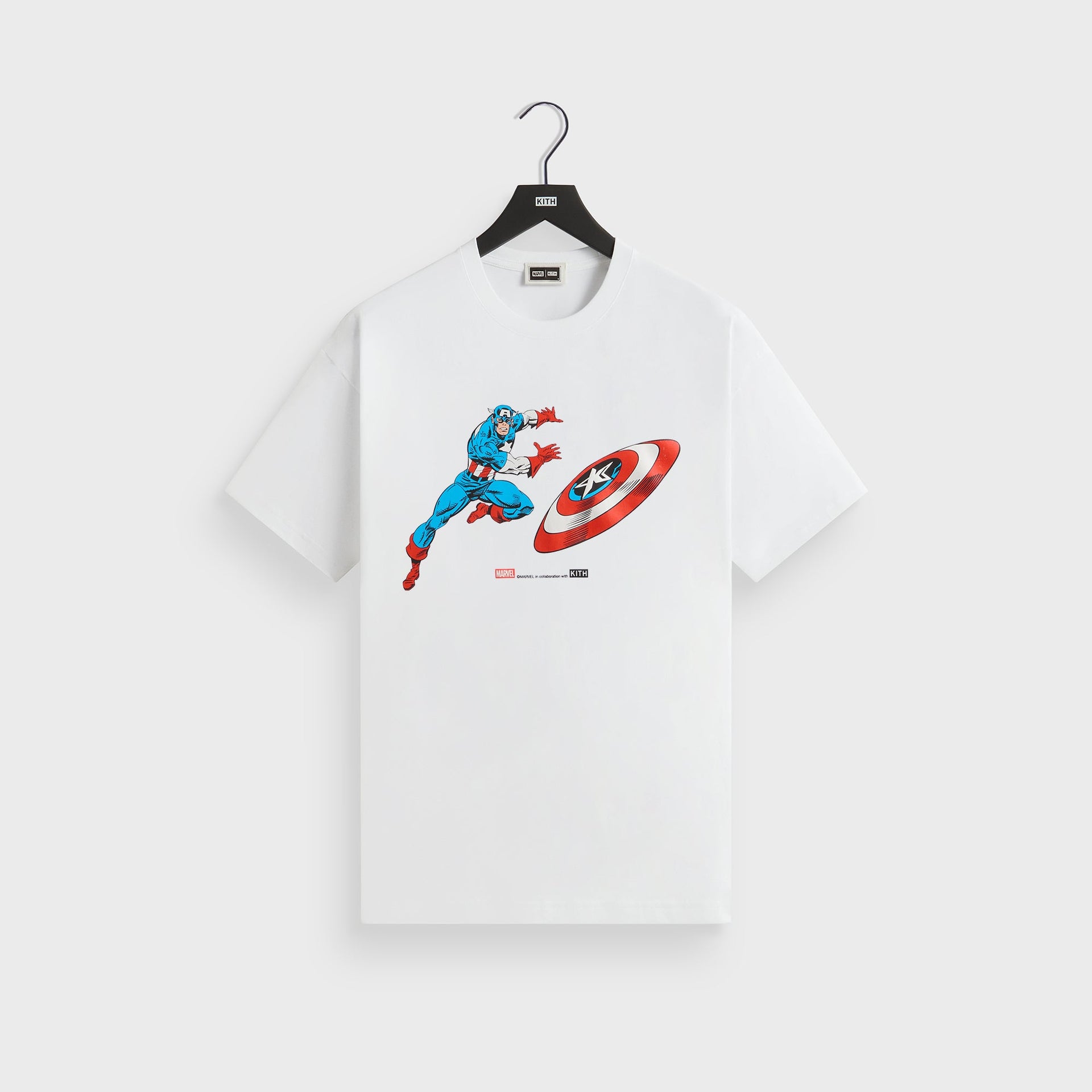 Marvel | Kith Captain America Vintage Tee - White