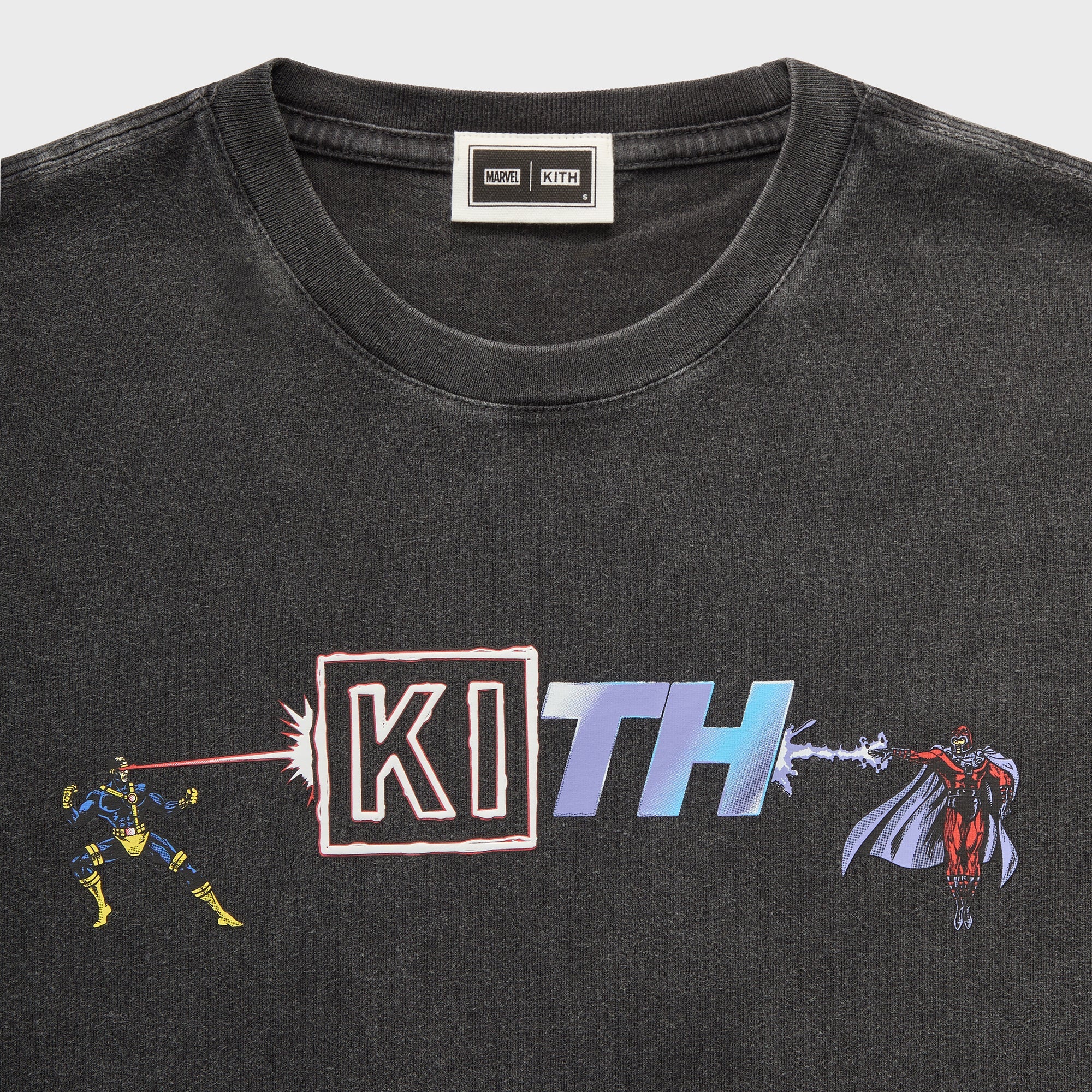 トップス Kith Marvel Cyclops MagnetoTee XL Marvel | Kith Cyclops vs. Magneto Vintage Tee - Black