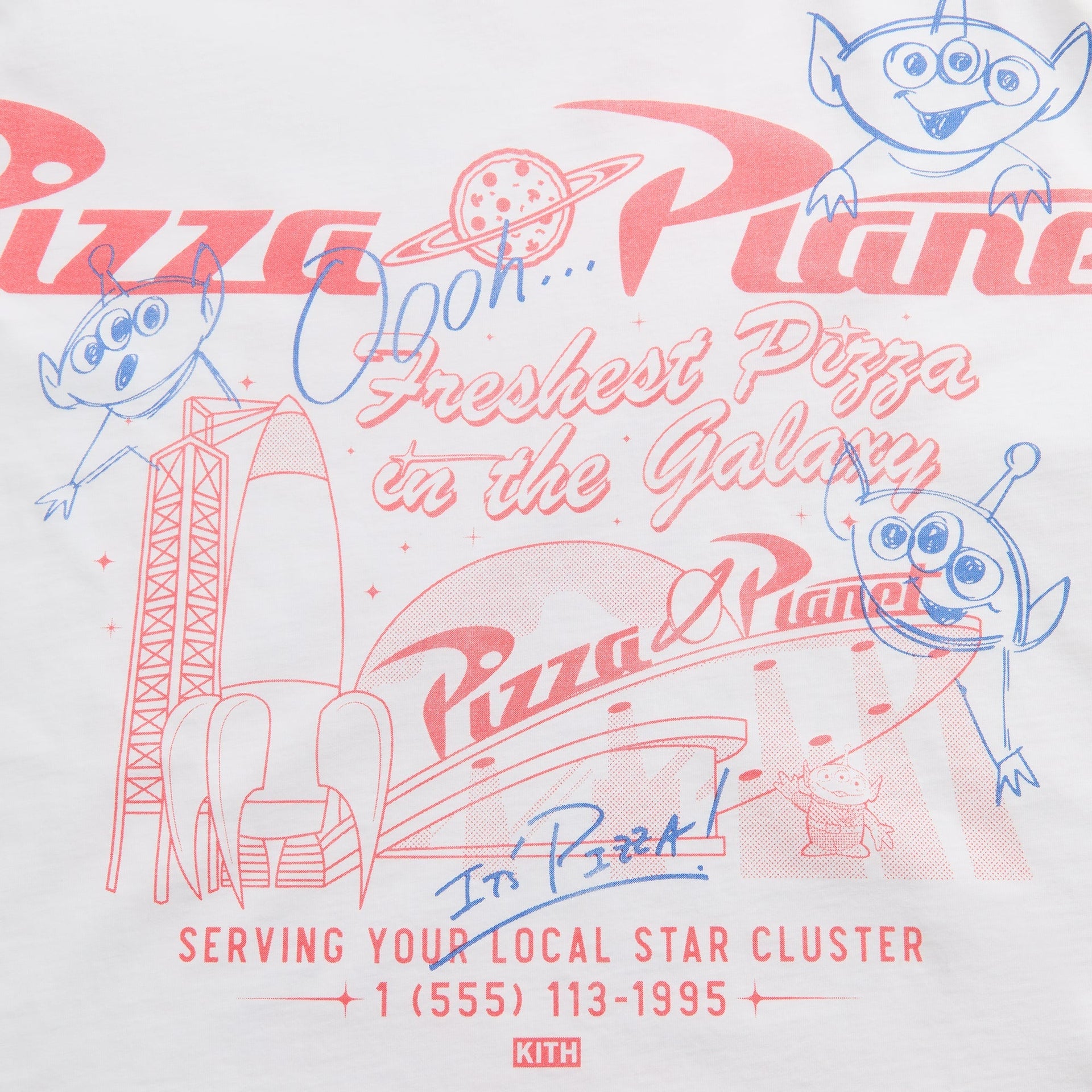 Disney | Kith for Pixar Pizza Planet Tee - White - PH