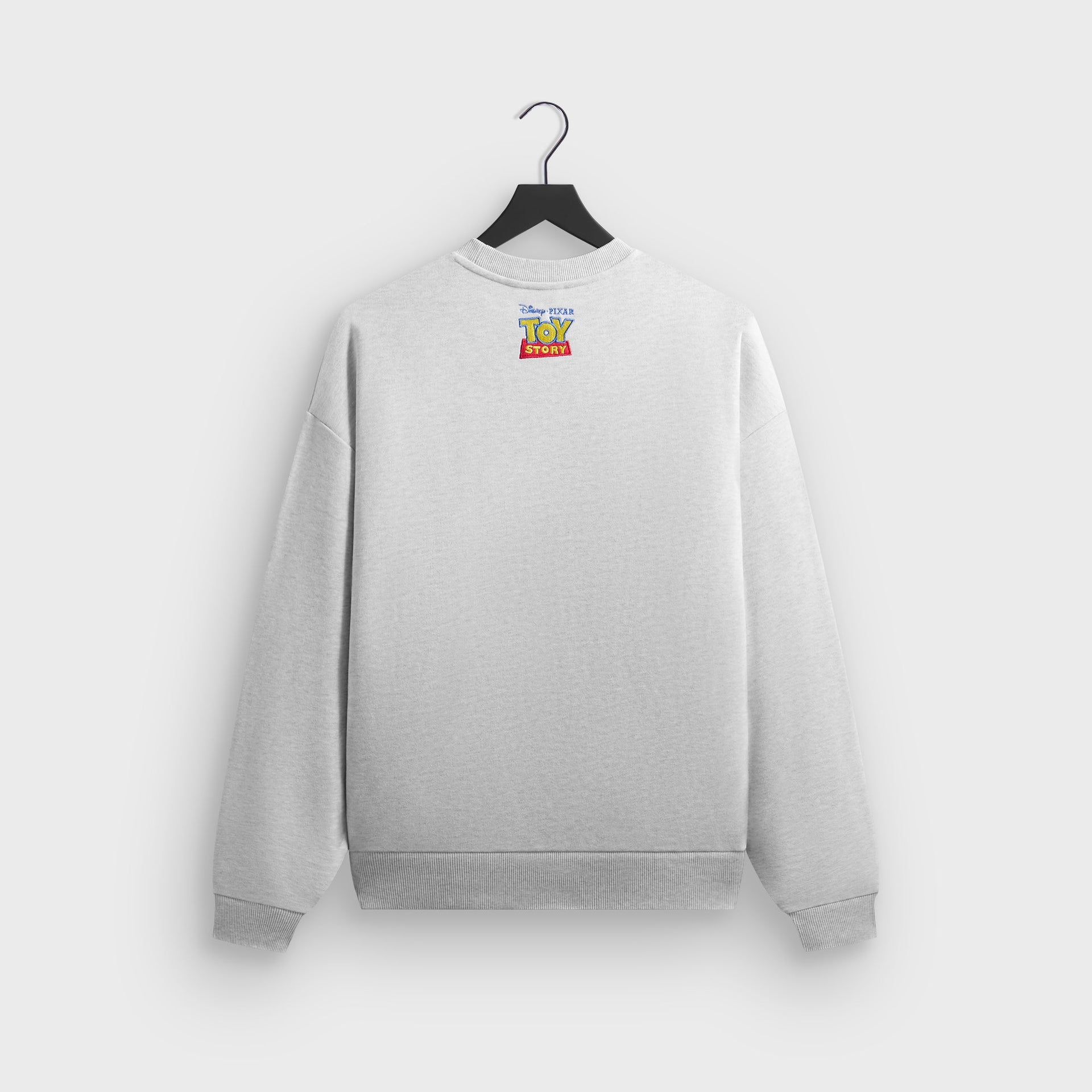Disney | Kith for Pixar Pizza Planet Nelson Crewneck - Light Heather Grey