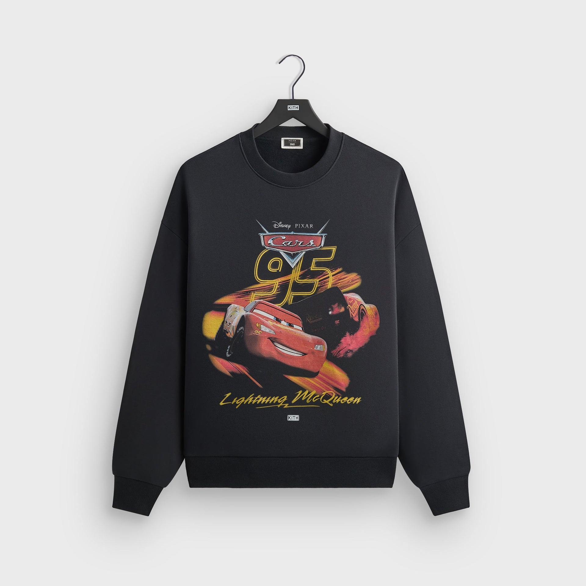 Disney | Kith for Pixar Lightning McQueen Nelson Crewneck - Black