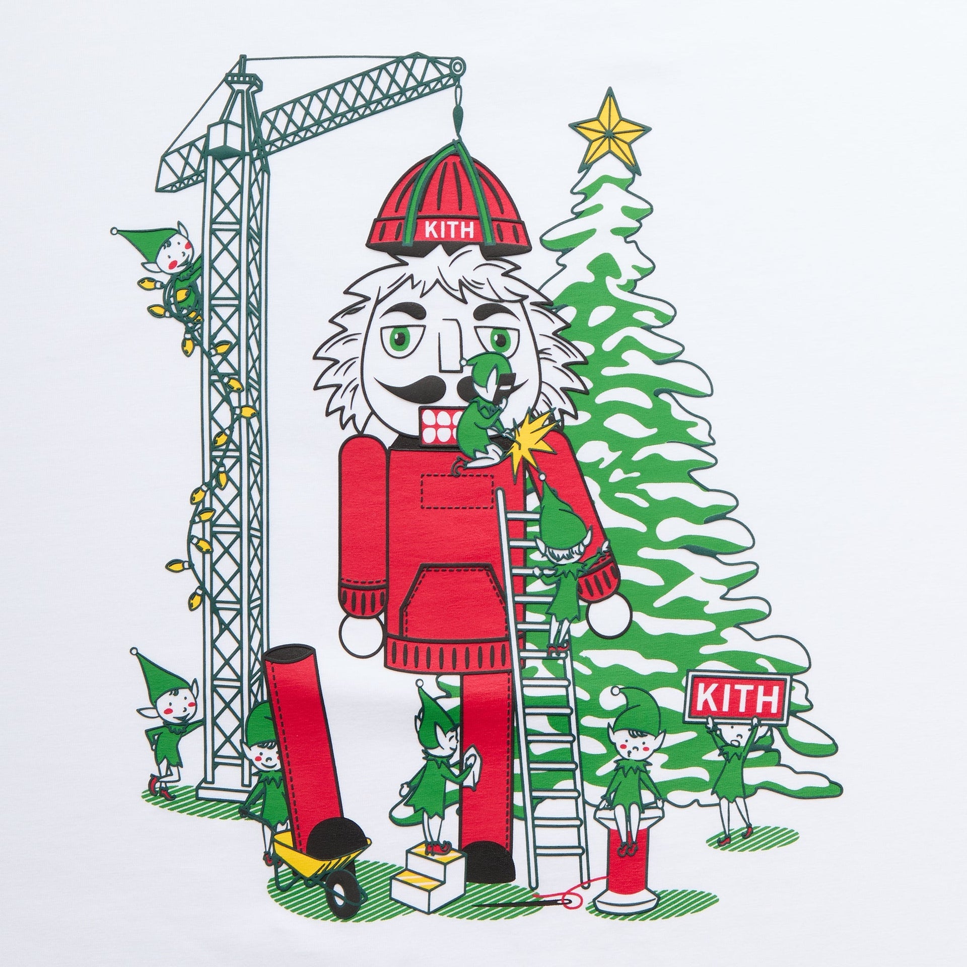 Kithmas Elf Factory Tee - White - PH