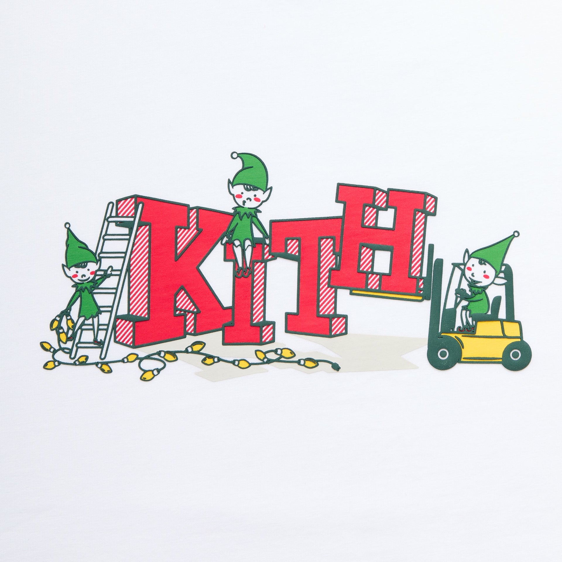 Kithmas Elf Tee - White