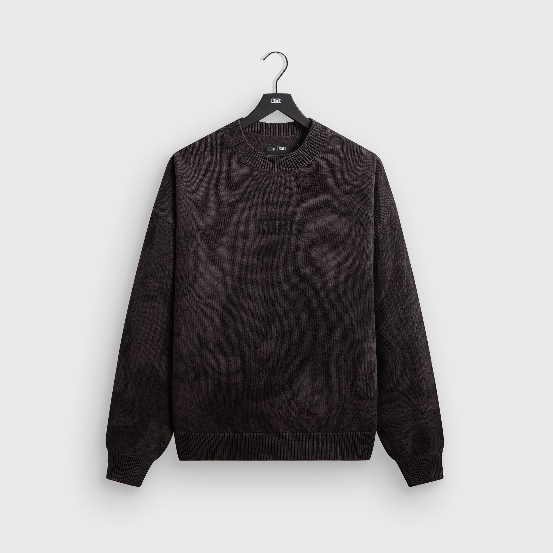 Marvel | Kith Spiderman Crewneck Sweater - Carbon