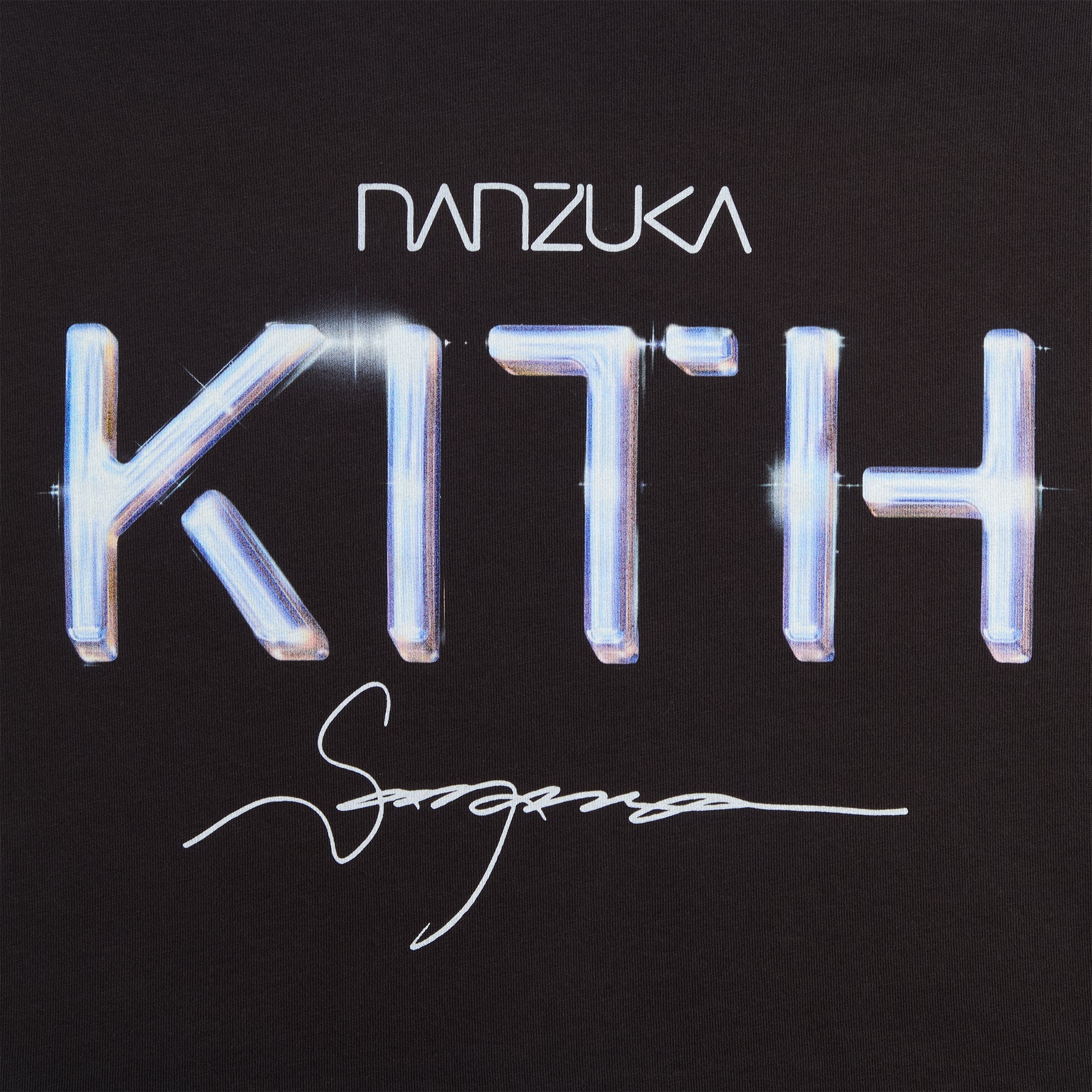 Kith for Nanzuka Gallery Sorayama Model A Tee - Black