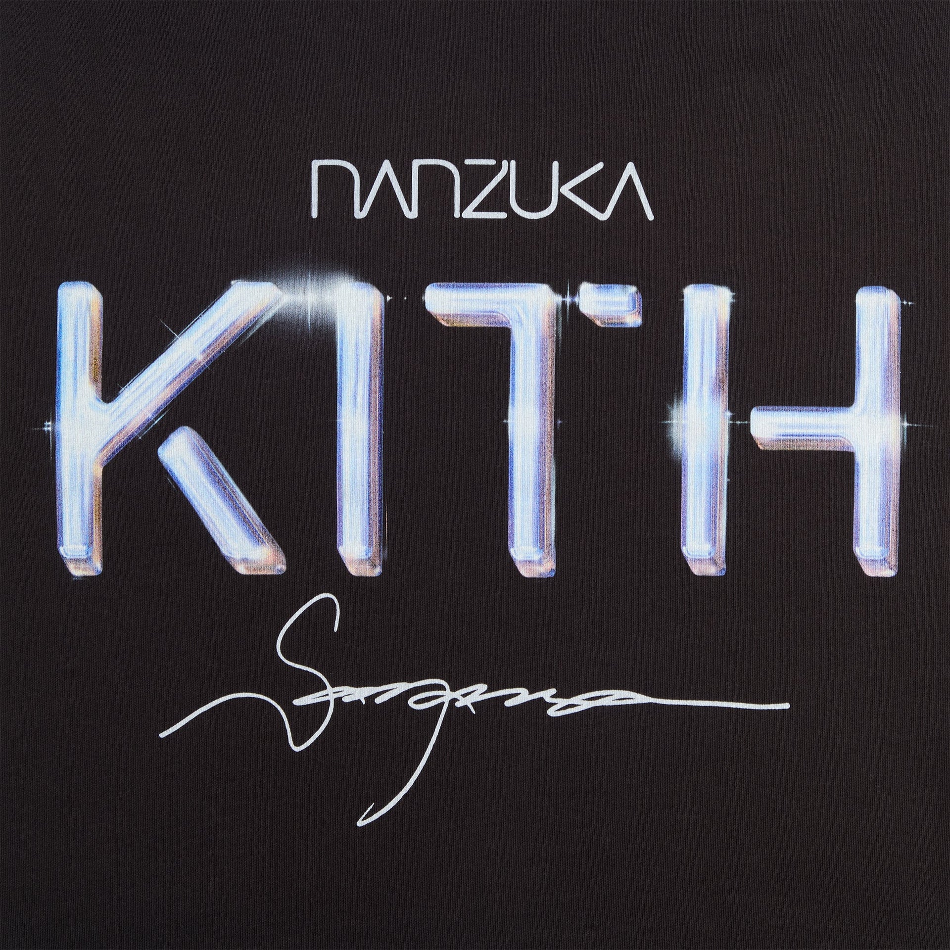 Kith for Nanzuka Gallery Sorayama Model A Tee - Black