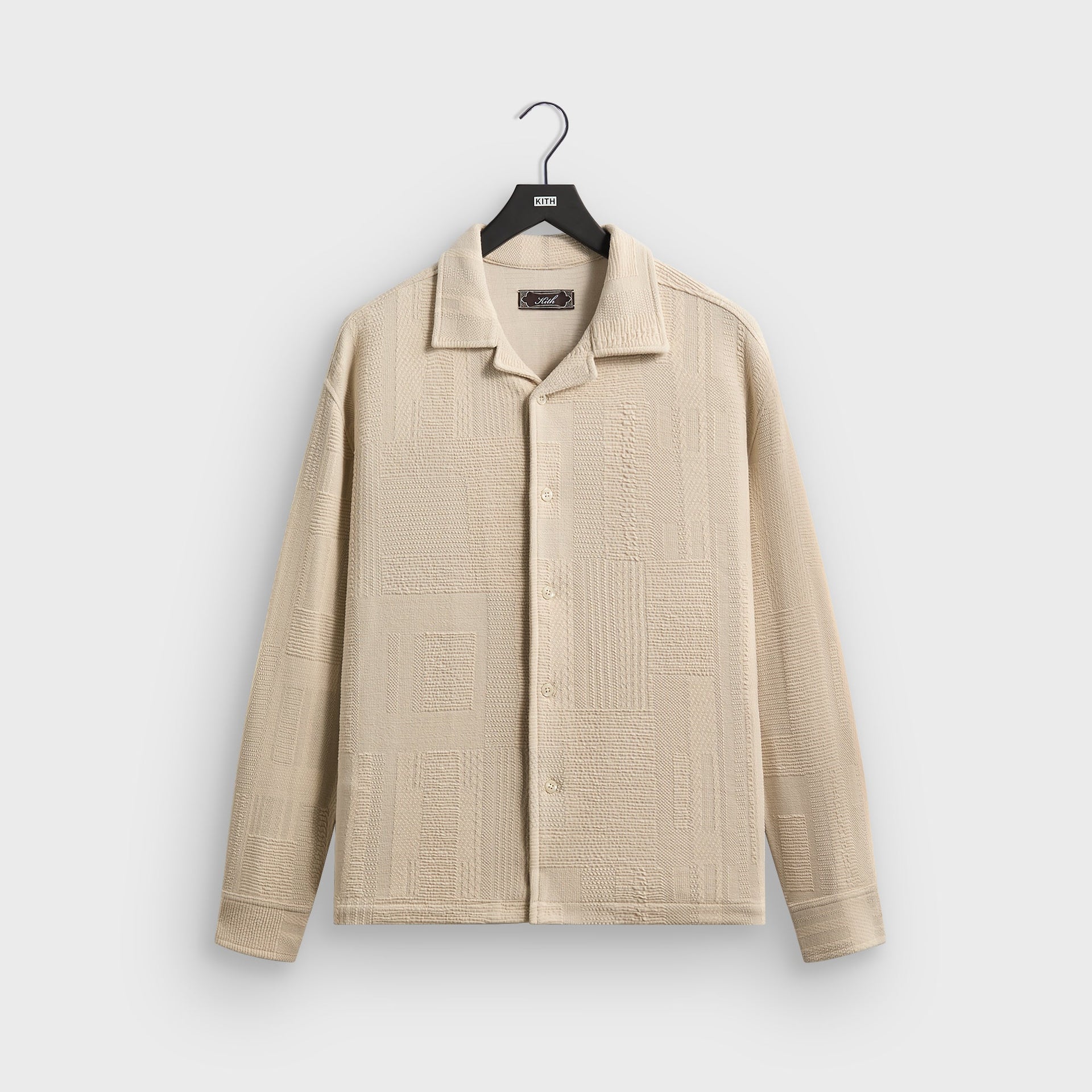 Kith Geometric Knit Cohen Shirt - Hallow