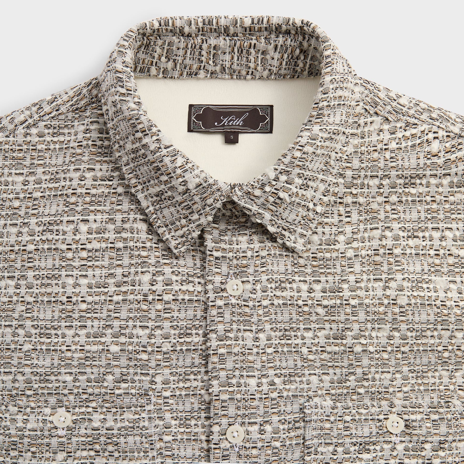Kith Mixed Weave Apollo Shirt - Overcast