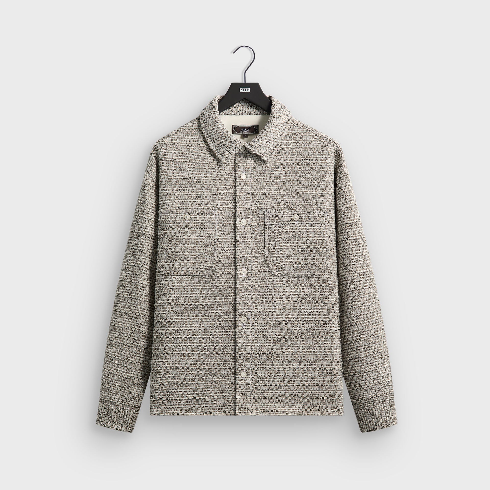 Kith Mixed Weave Apollo Shirt - Overcast