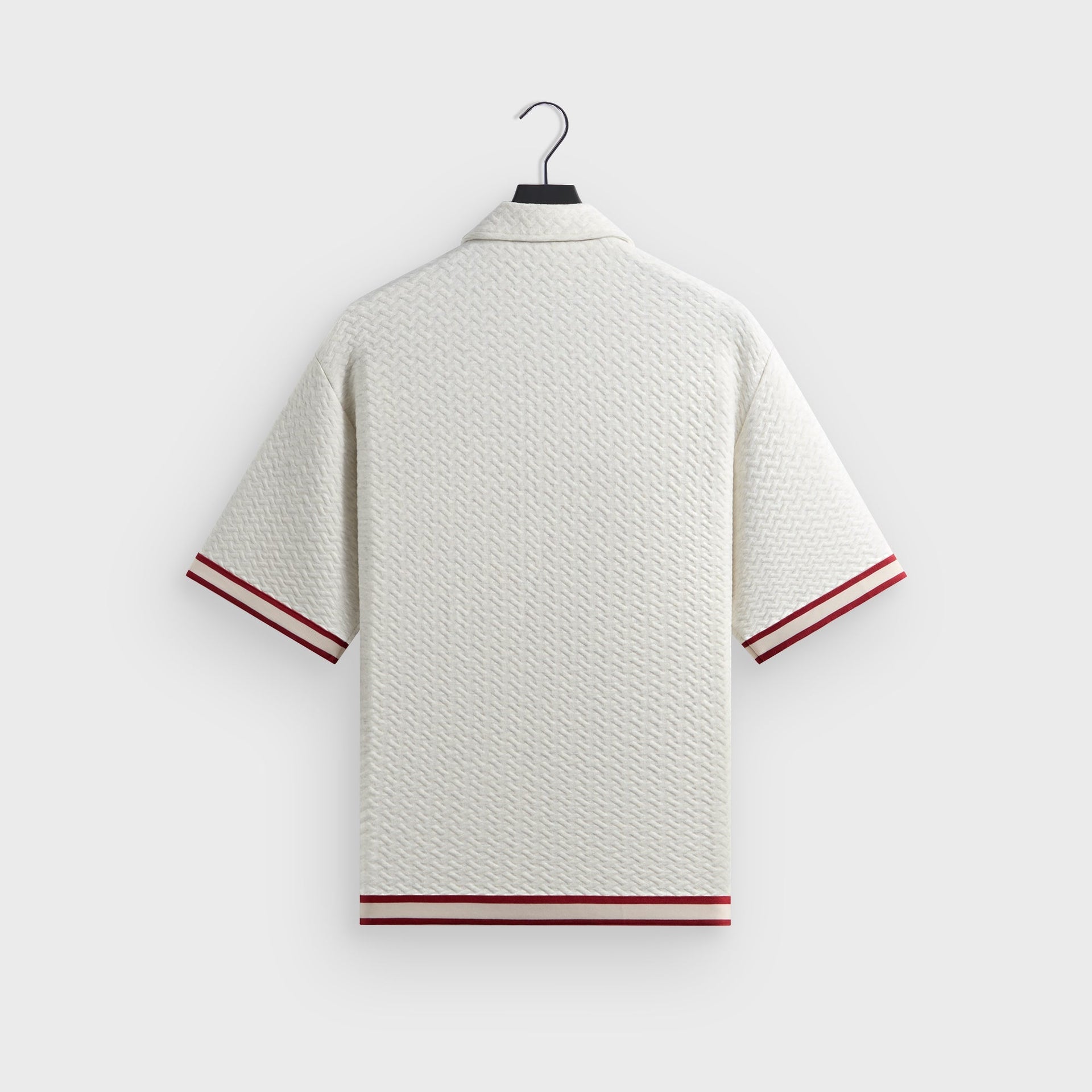 Kith Tessellation Interlock Woodpoint Shirt - Light Heather Grey - PH