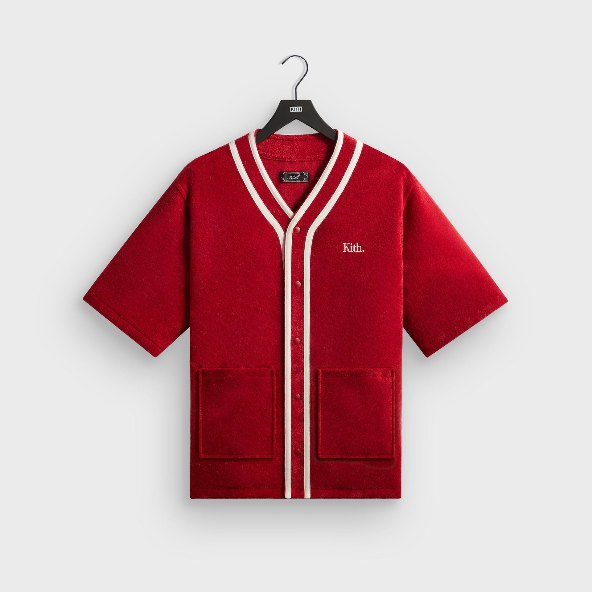 Kith Towel Boucle Billy Baseball Shirt - Allure