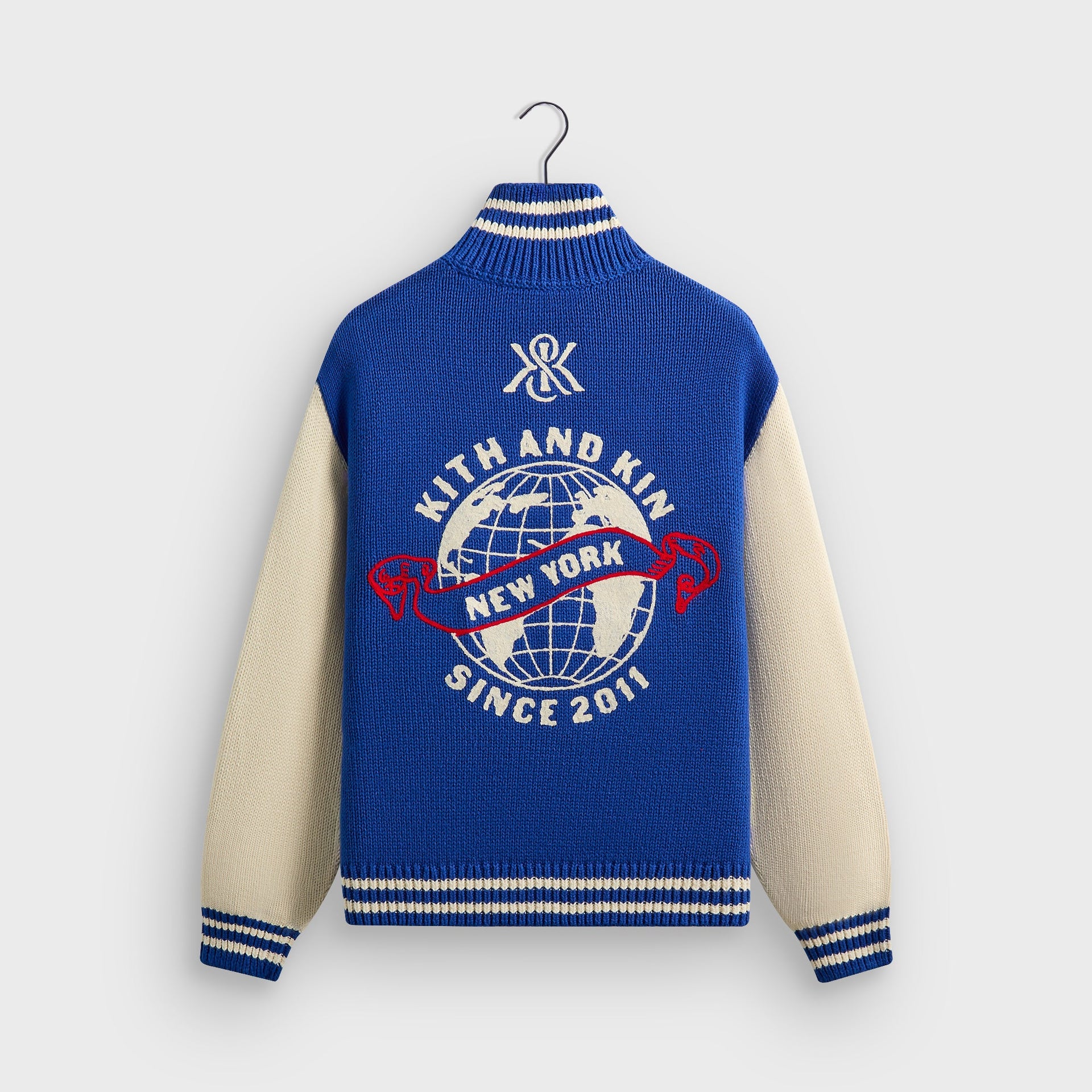 Kith Quarter Zip Wyona Sweater - Cyclone