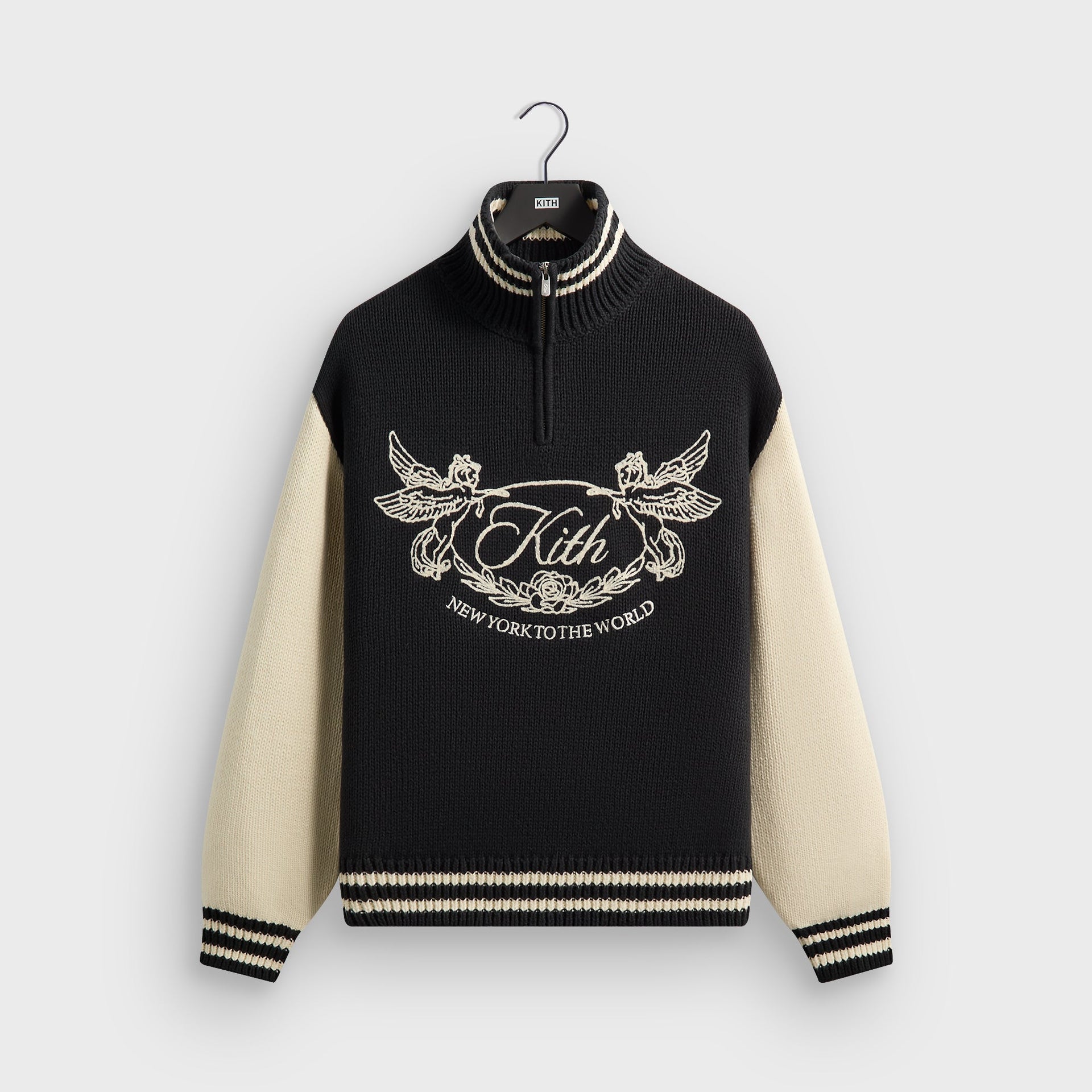 Kith Quarter Zip Wyona Sweater - Ink