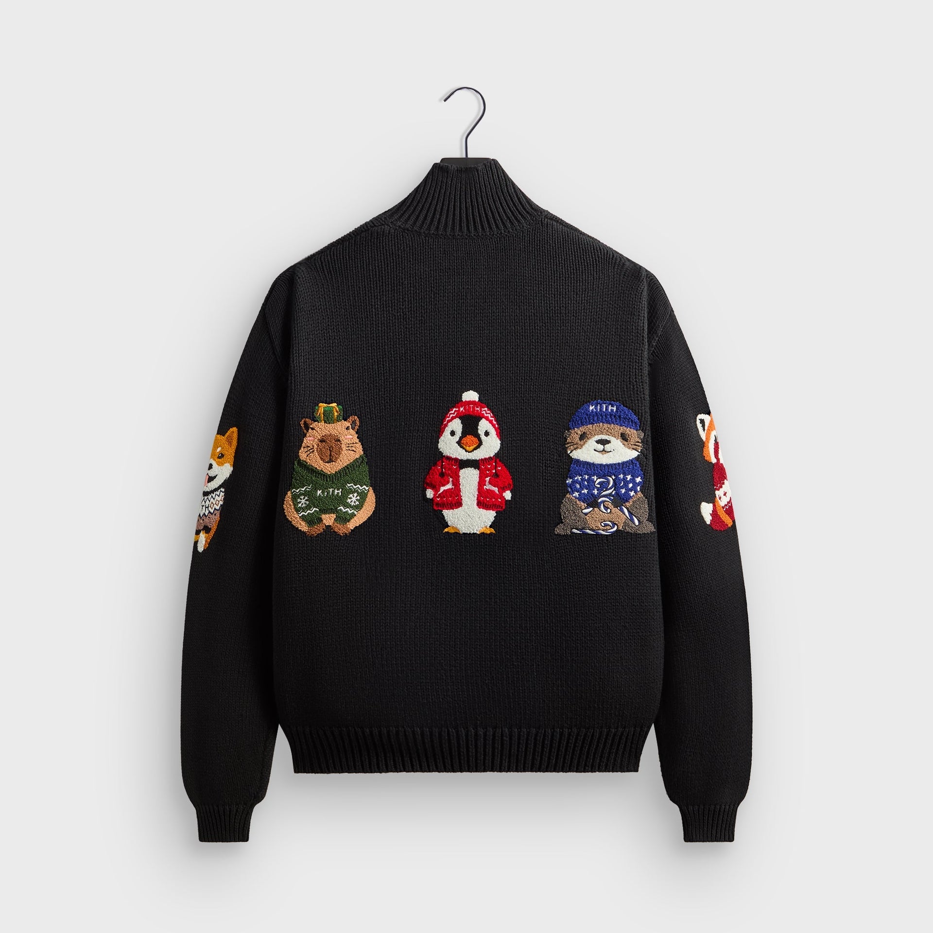 Kithmas Animals Wyona Quarter Zip - Black - PH