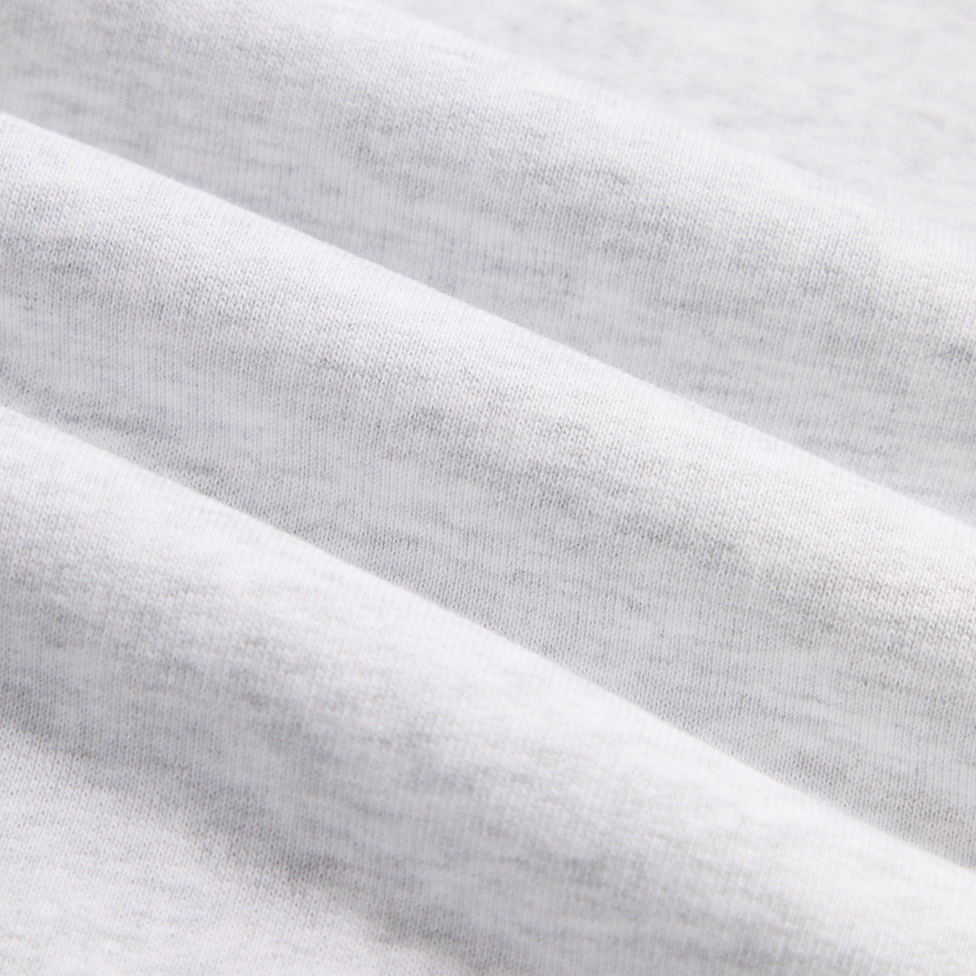 Kith Rib Neck Cropped Camden Hoodie - Light Heather Grey - PH