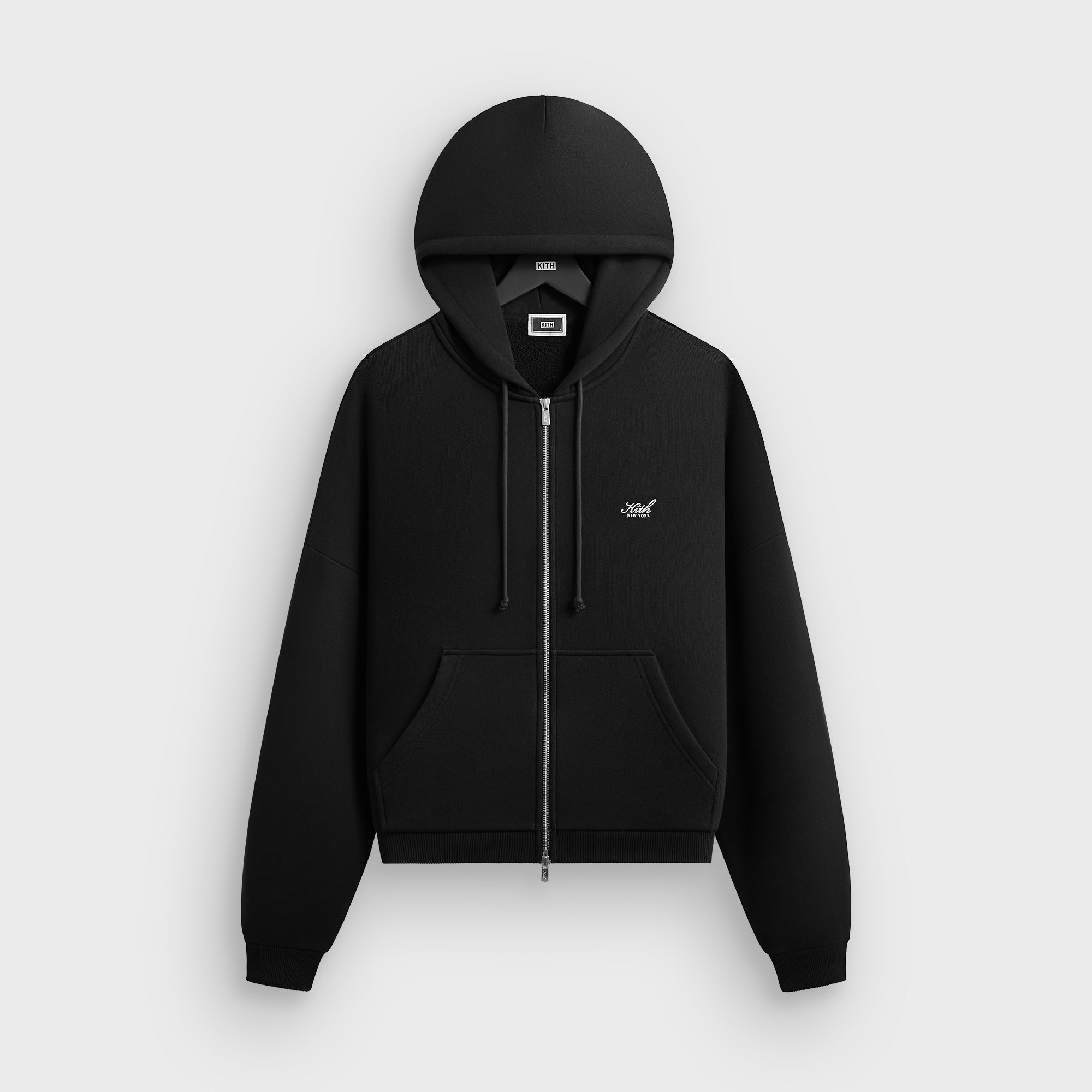 Kith Braxton Full Zip Hoodie - Black – Kith Japan