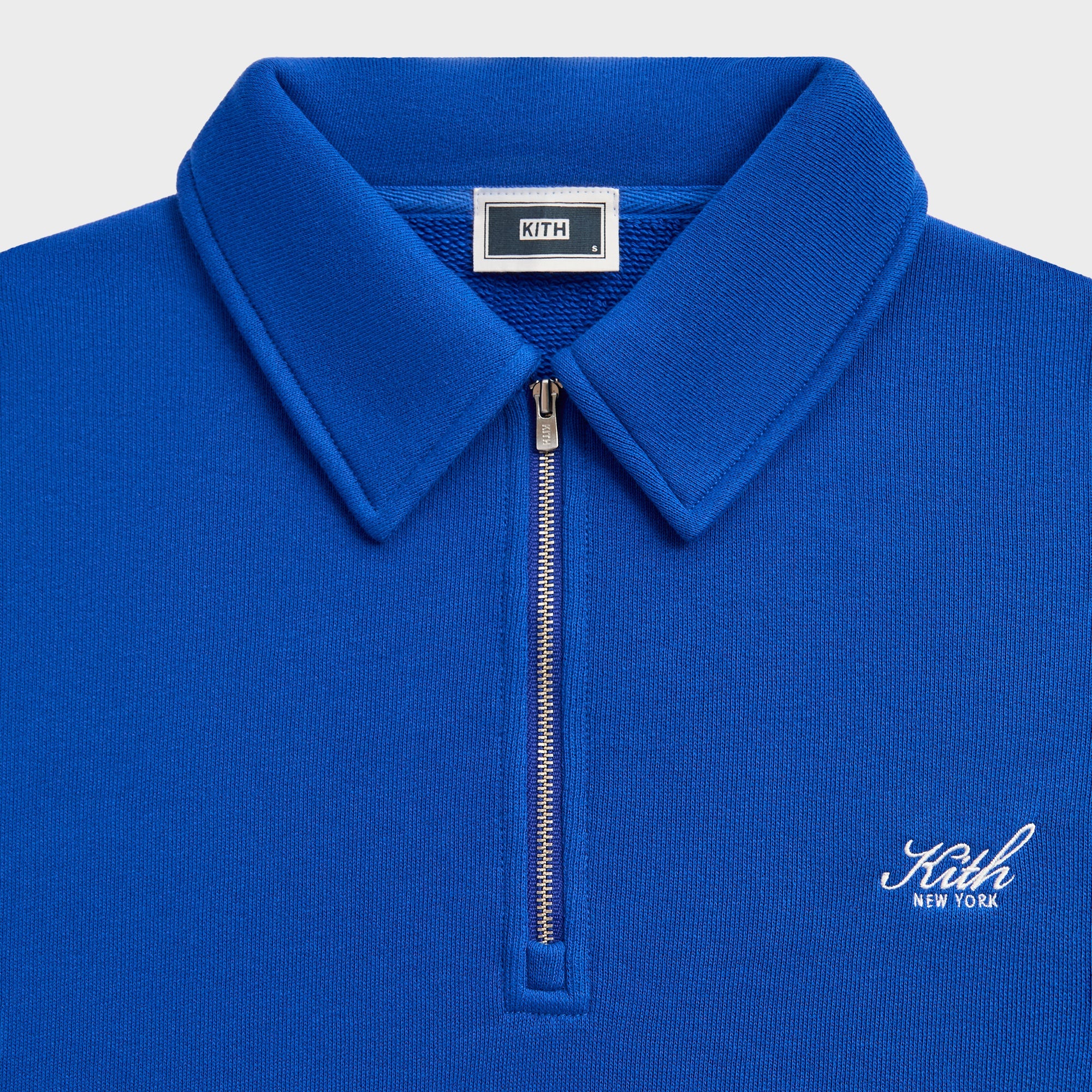 Kith Quarter Zip Popover Sweatshirt - Cyclone