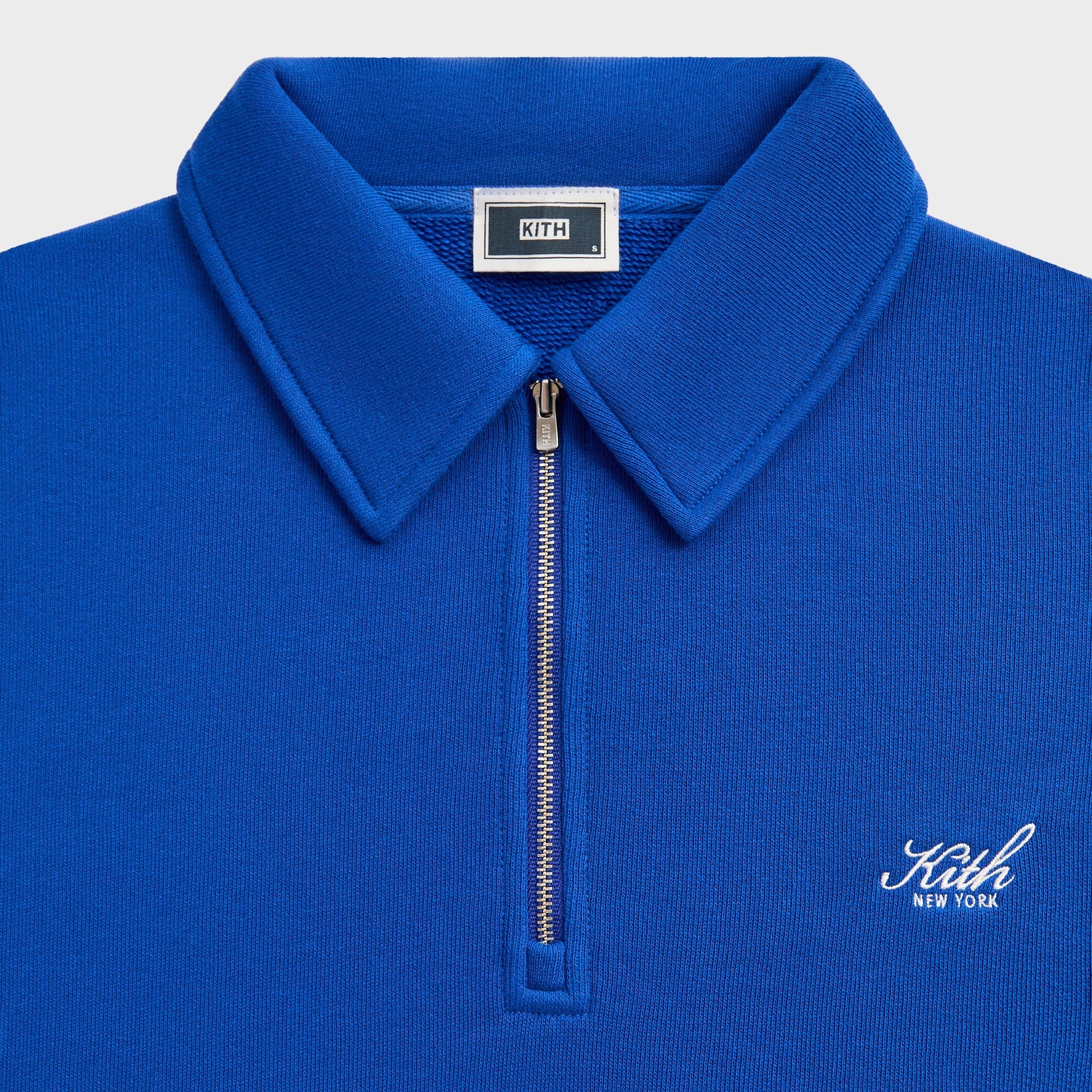 Kith Quarter Zip Popover Sweatshirt - Cyclone - PH