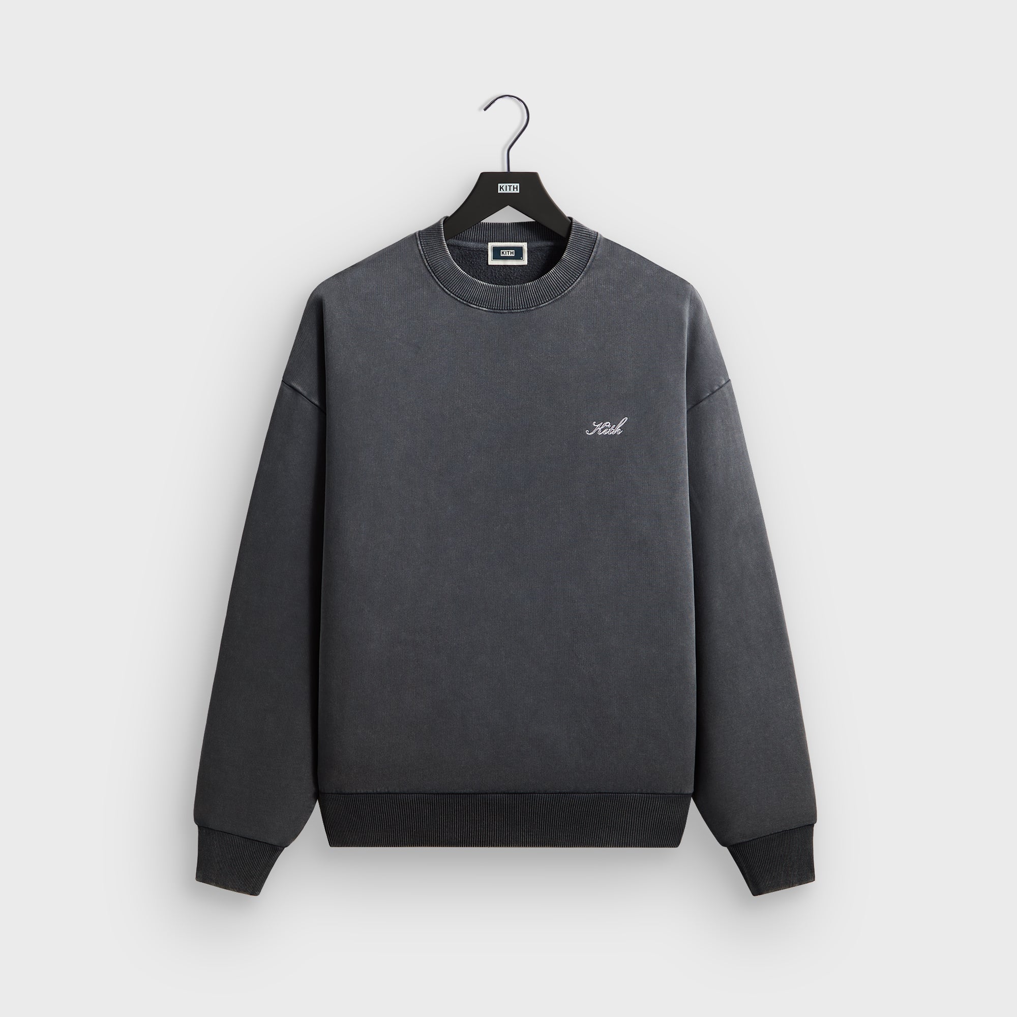 Kith Garment Dyed Nelson Crewneck - Asteroid – Kith Japan