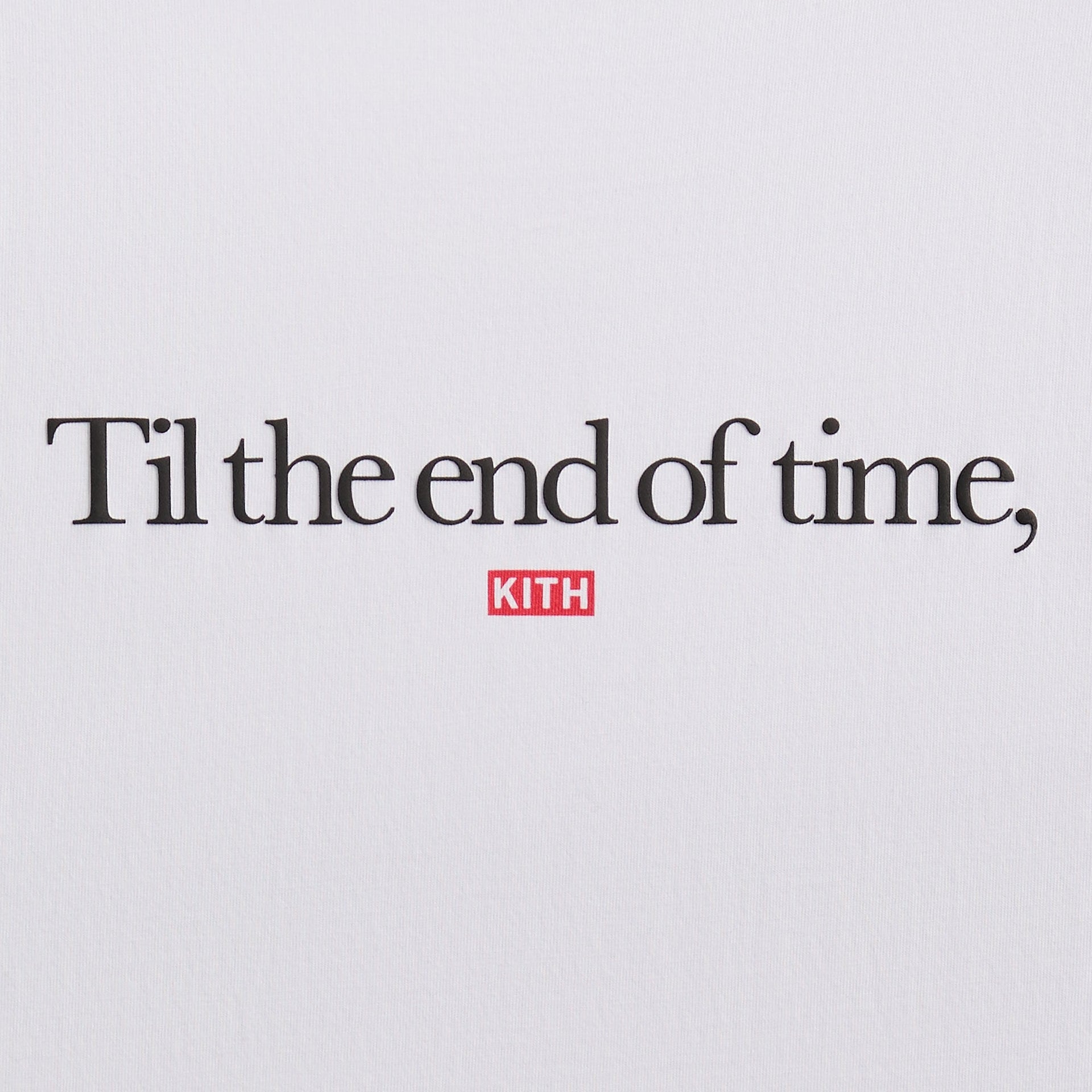 Kith Til The End of Time Tee - White - PH