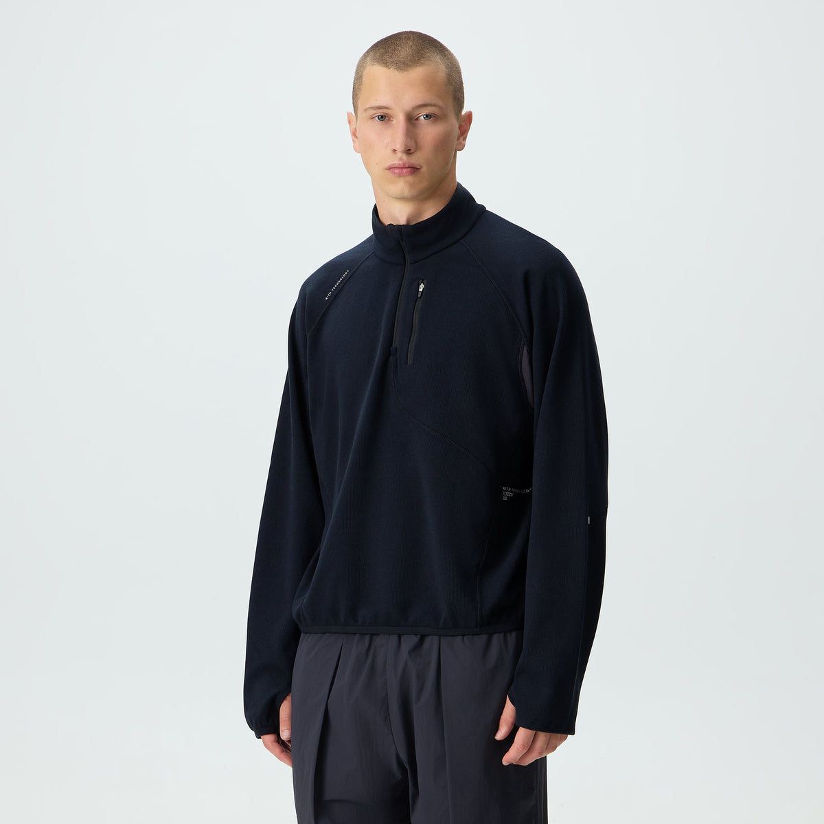 Kith Calix Quarter Zip - Black