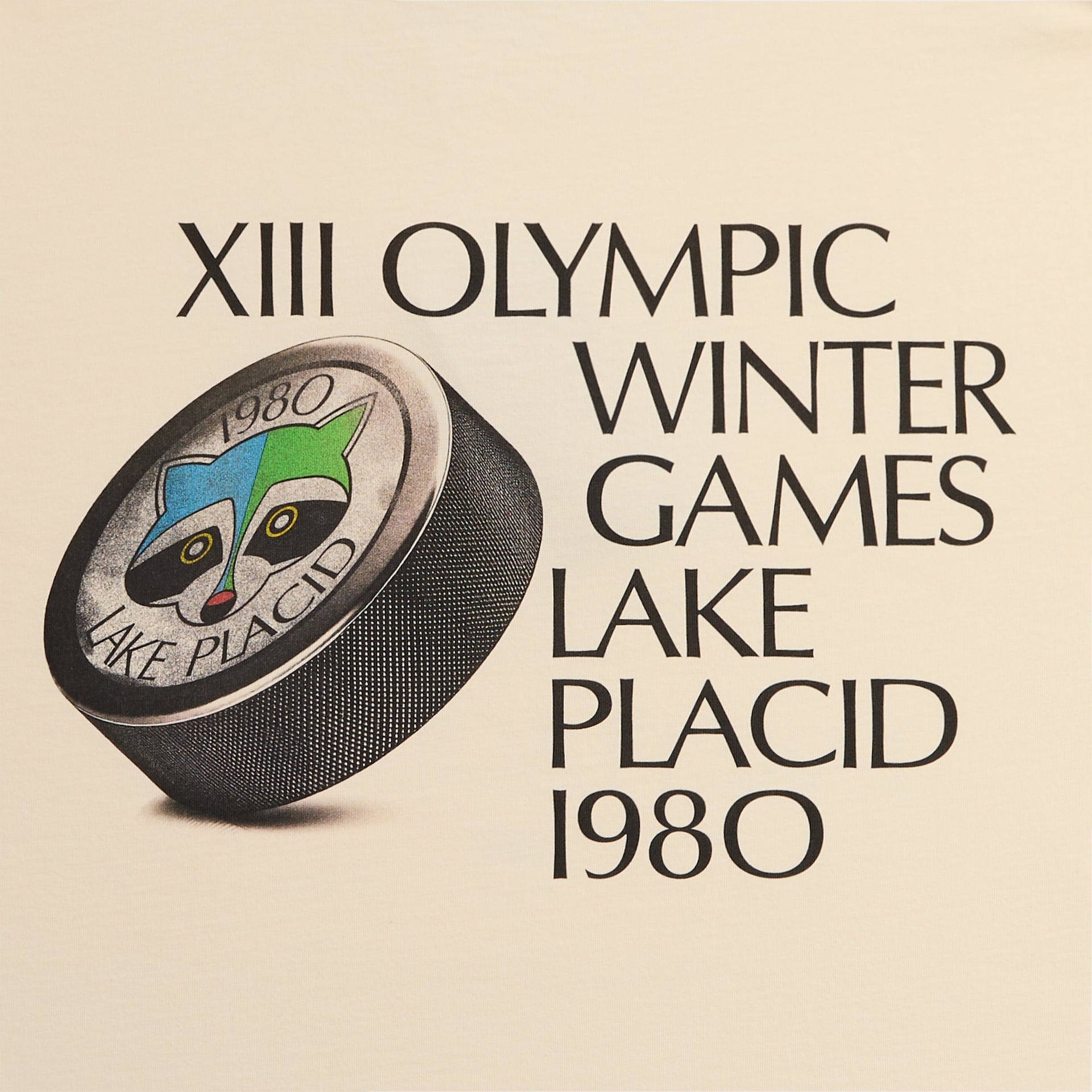 Kith for Olympics Heritage Lake Placid Vintage Tee - Sandrift - PH