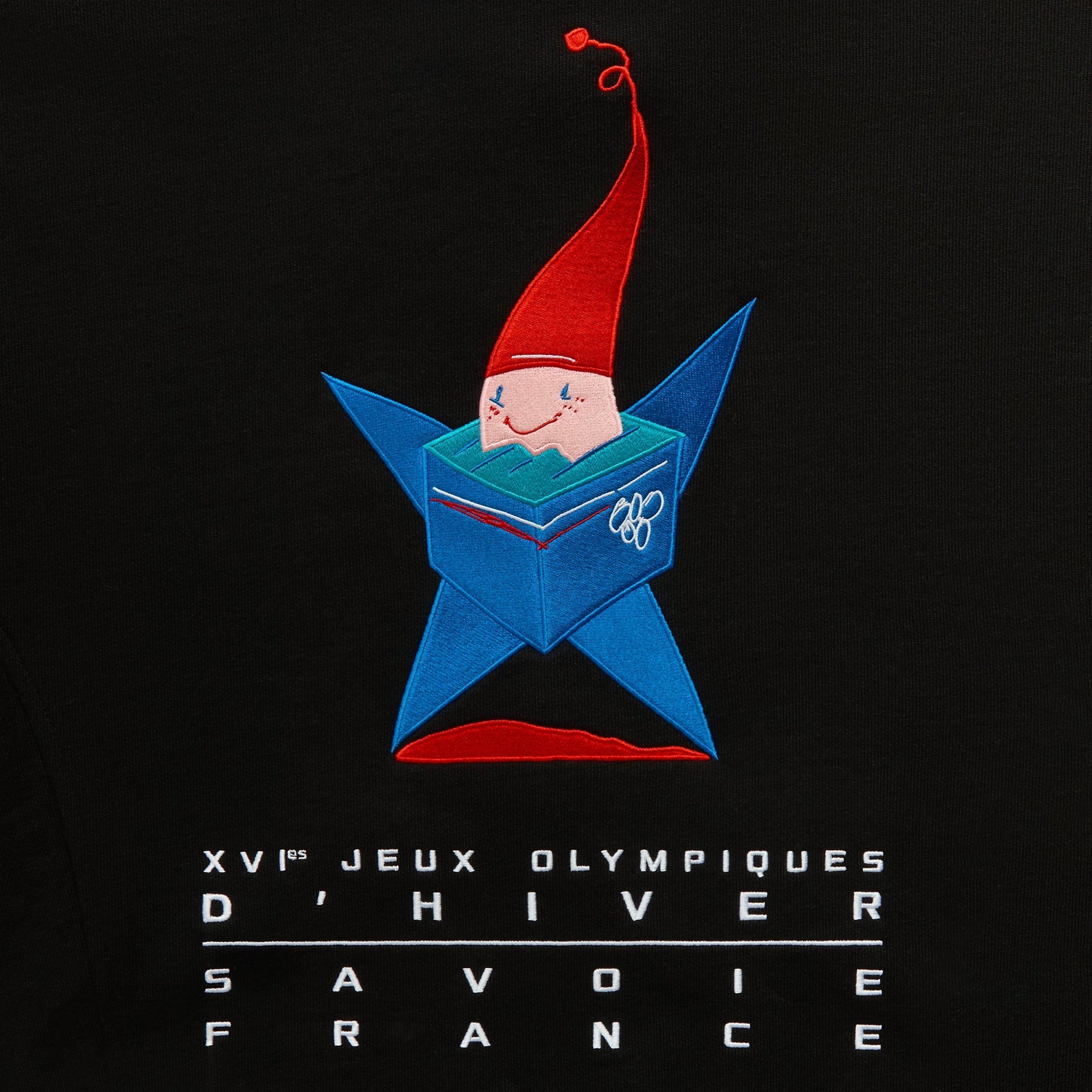 Kith for Olympics Heritage Albertville Vintage Nelson Rugby - Black - PH