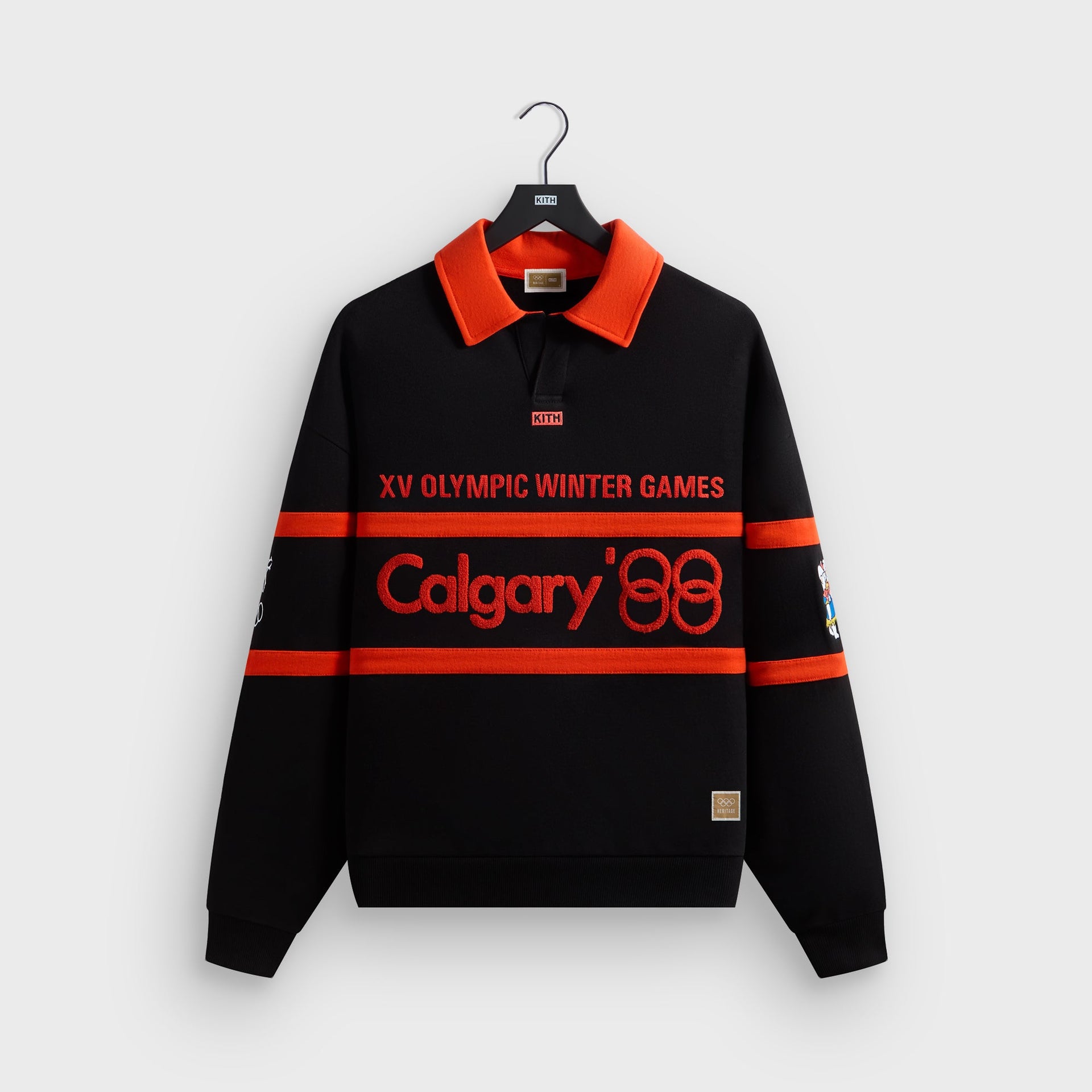 Kith for Olympics Heritage Calgary Vintage Nelson Rugby - Black