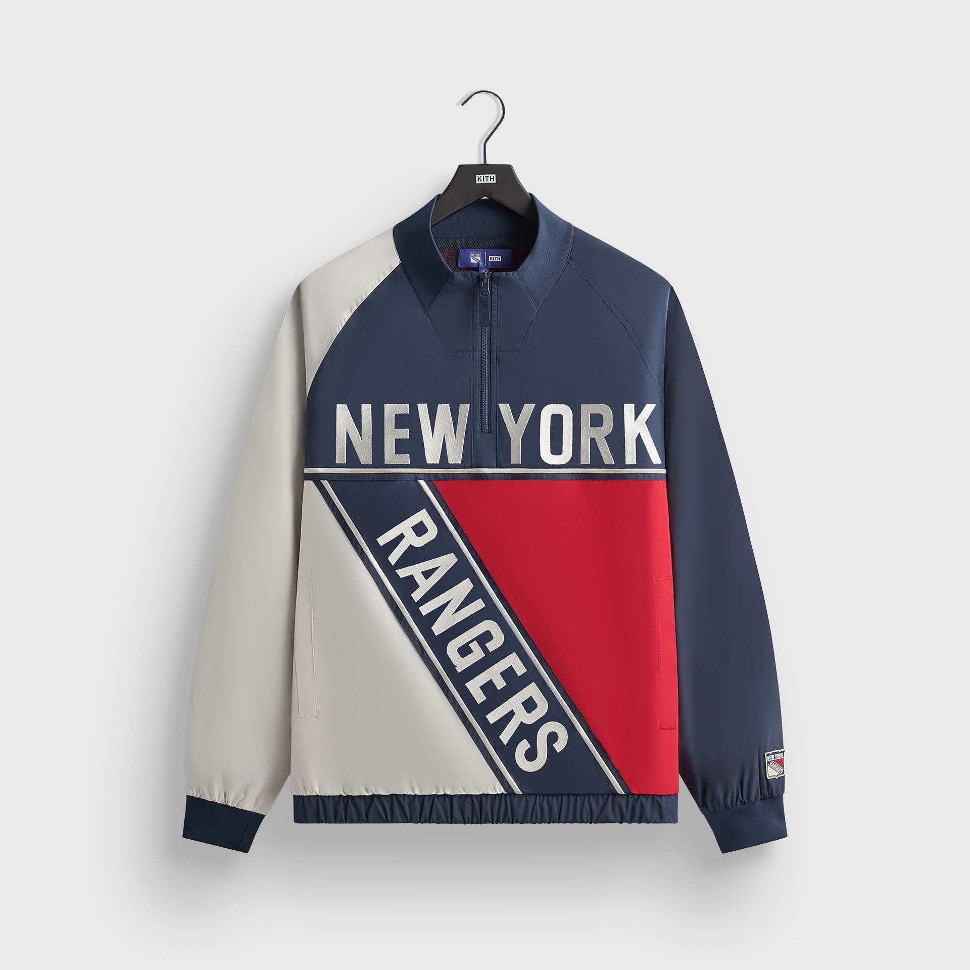 Kith for the New York Rangers Nylon Quarter Zip - Nocturnal - PH