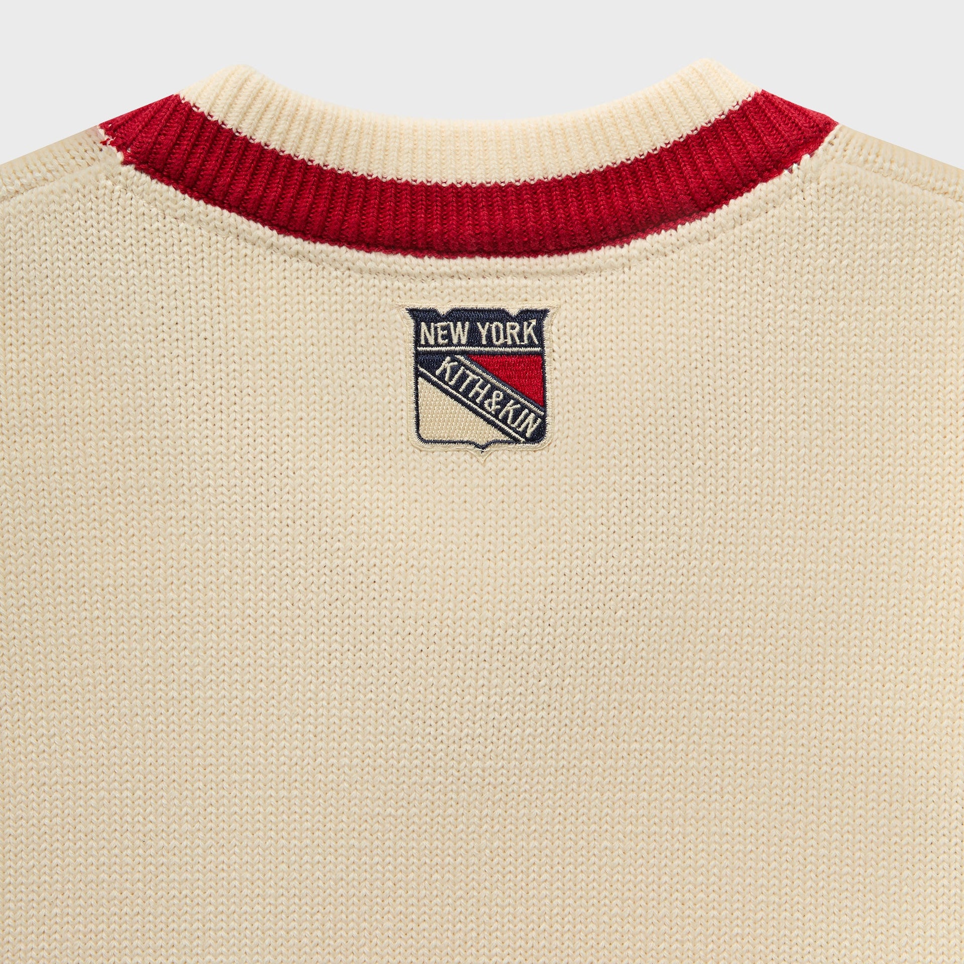 Kith for the New York Rangers Beau Sweater - Sandrift