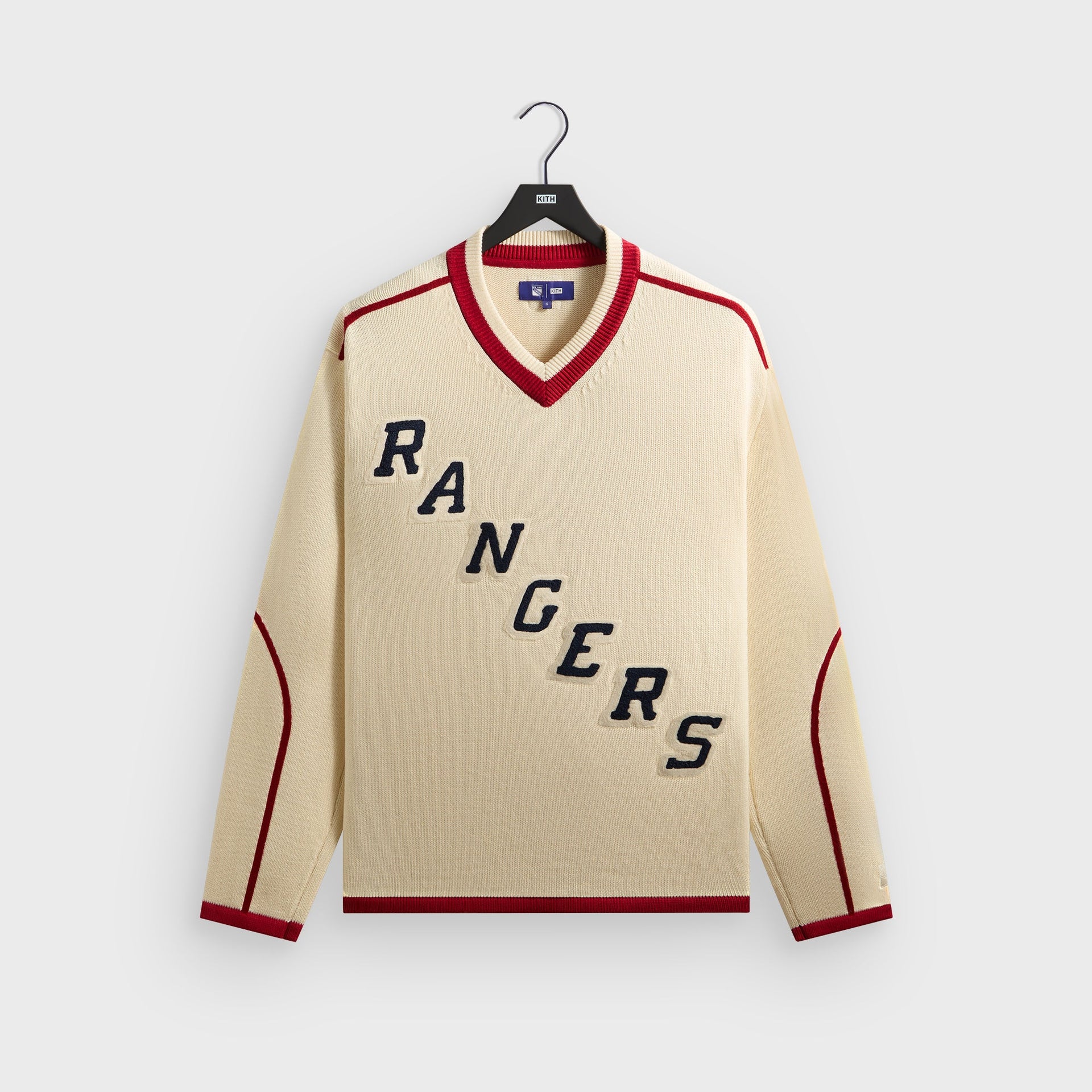 Kith for the New York Rangers Beau Sweater - Sandrift
