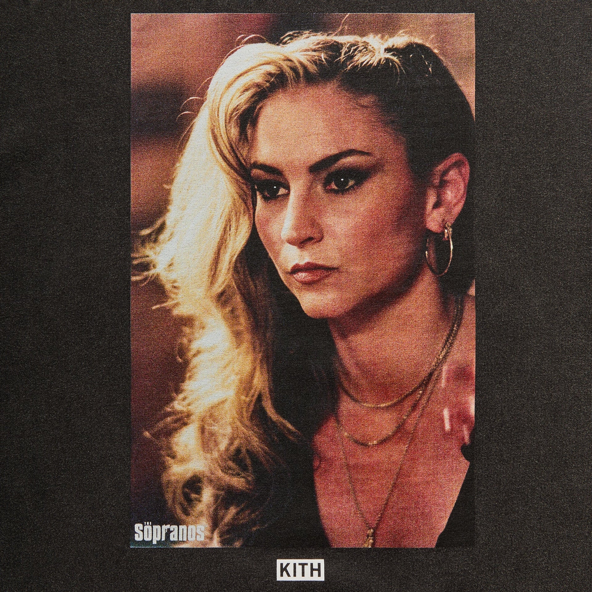 Kith for The Sopranos Adriana Vintage Long Sleeve Tee - Black
