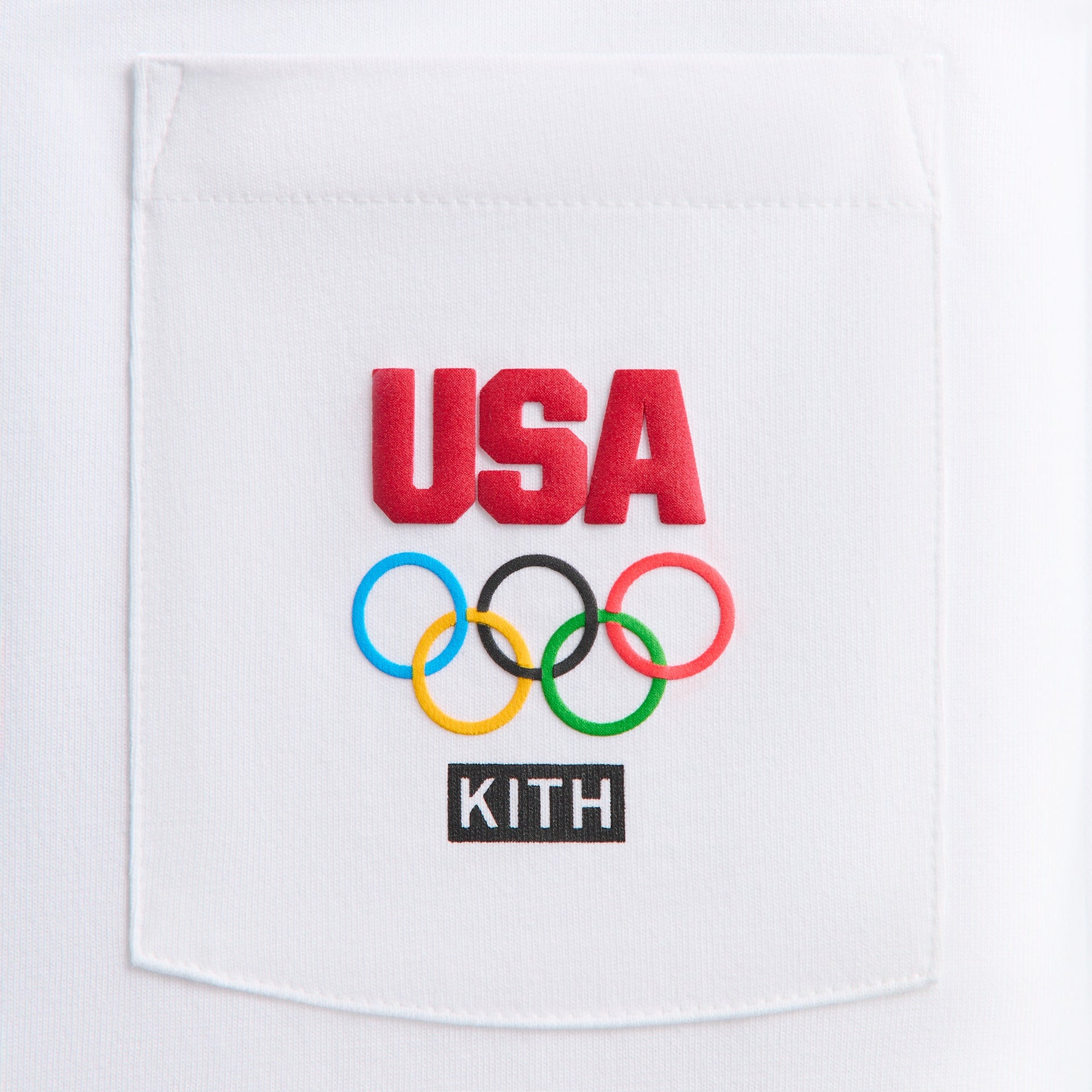 Kith for Team USA Pocket Tee - White