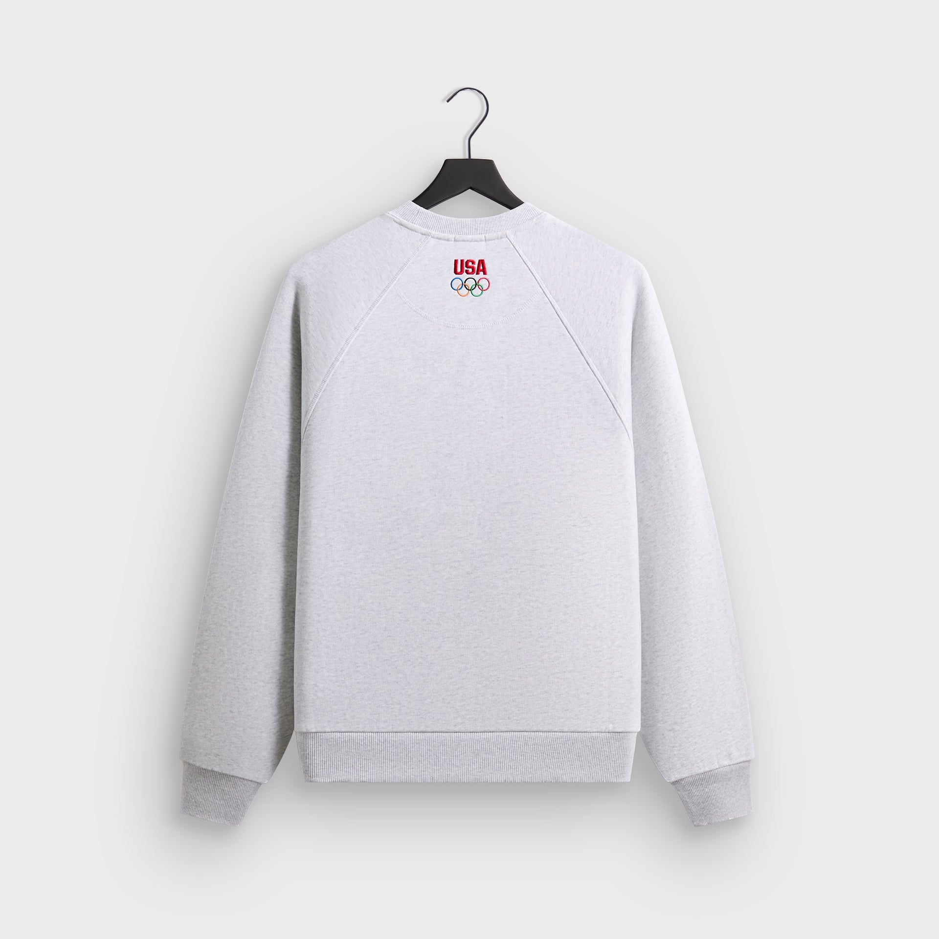 Kith for Team USA Raglan Nelson Crewneck - Light Heather Grey