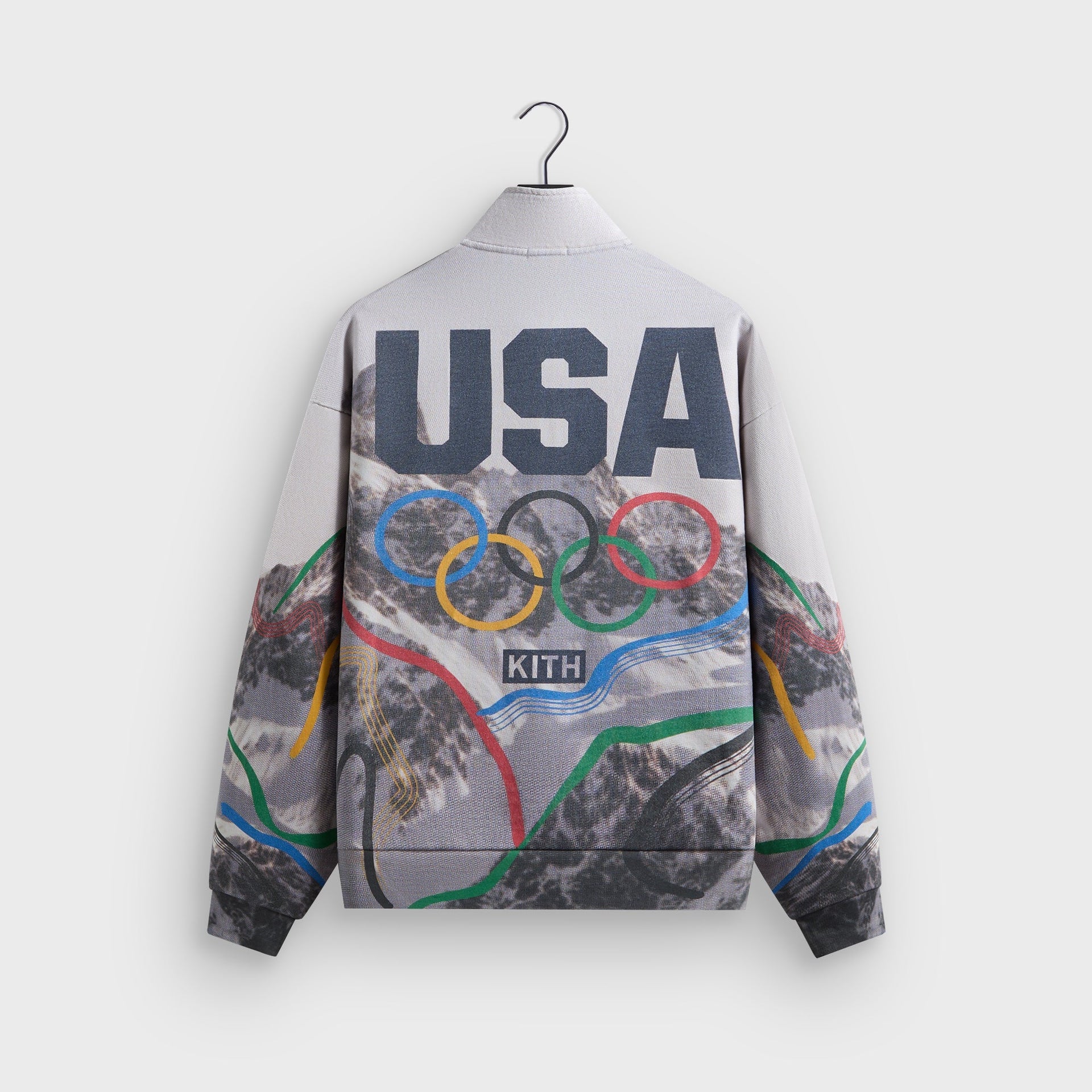 Kith for Team USA Winter Mountain Quarter Zip - White - PH