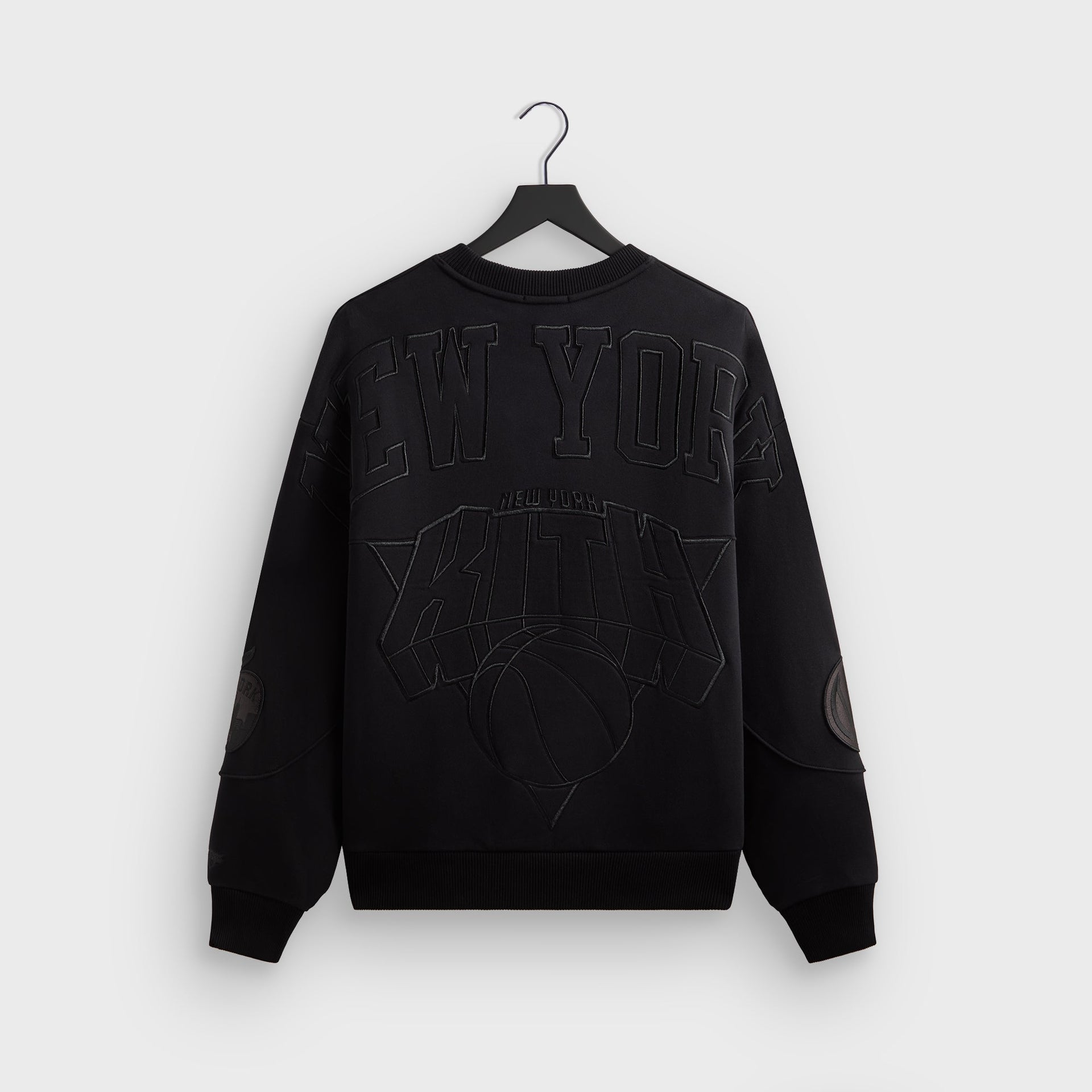 Kith for the New York Knicks Tonal Vintage Crewneck - Black