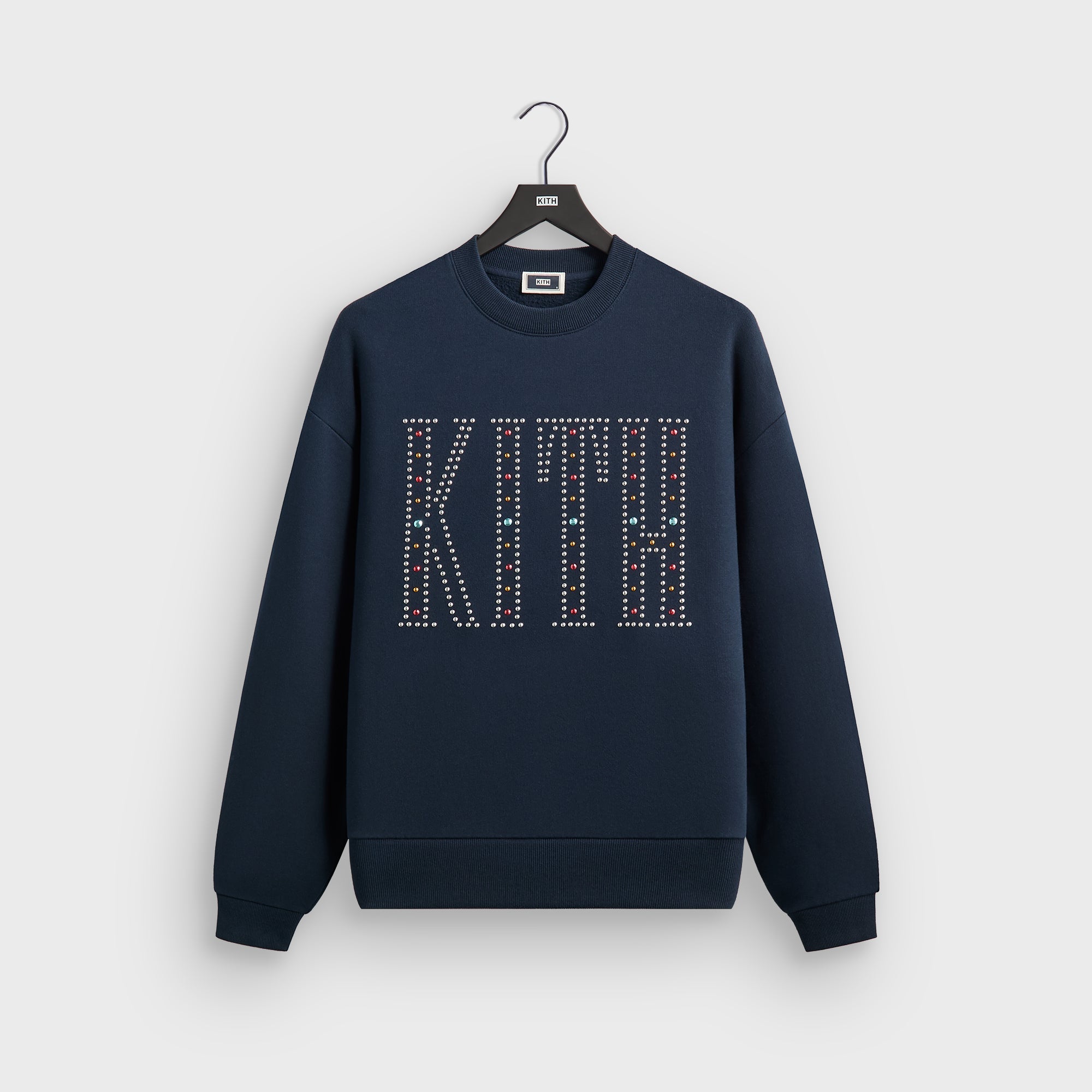 Kith Studded Nelson Crewneck - Nocturnal – Kith Japan