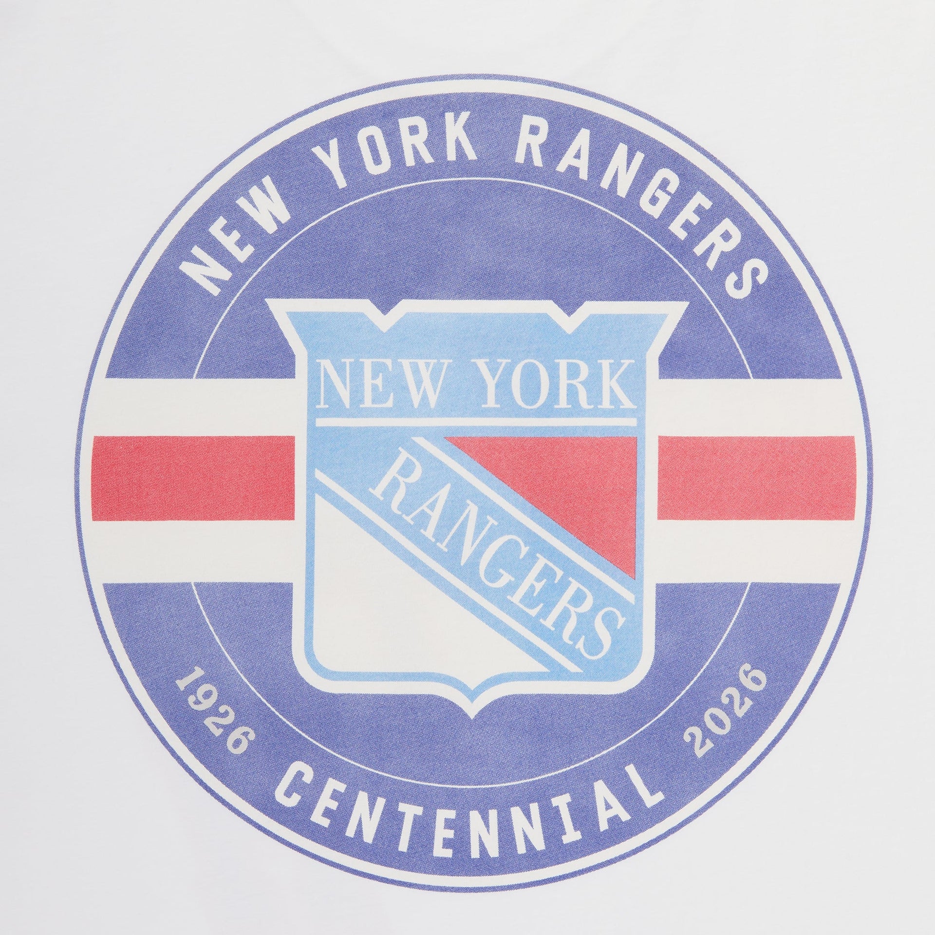 Kith for the New York Rangers Centennial Bishop Tee - White - PH