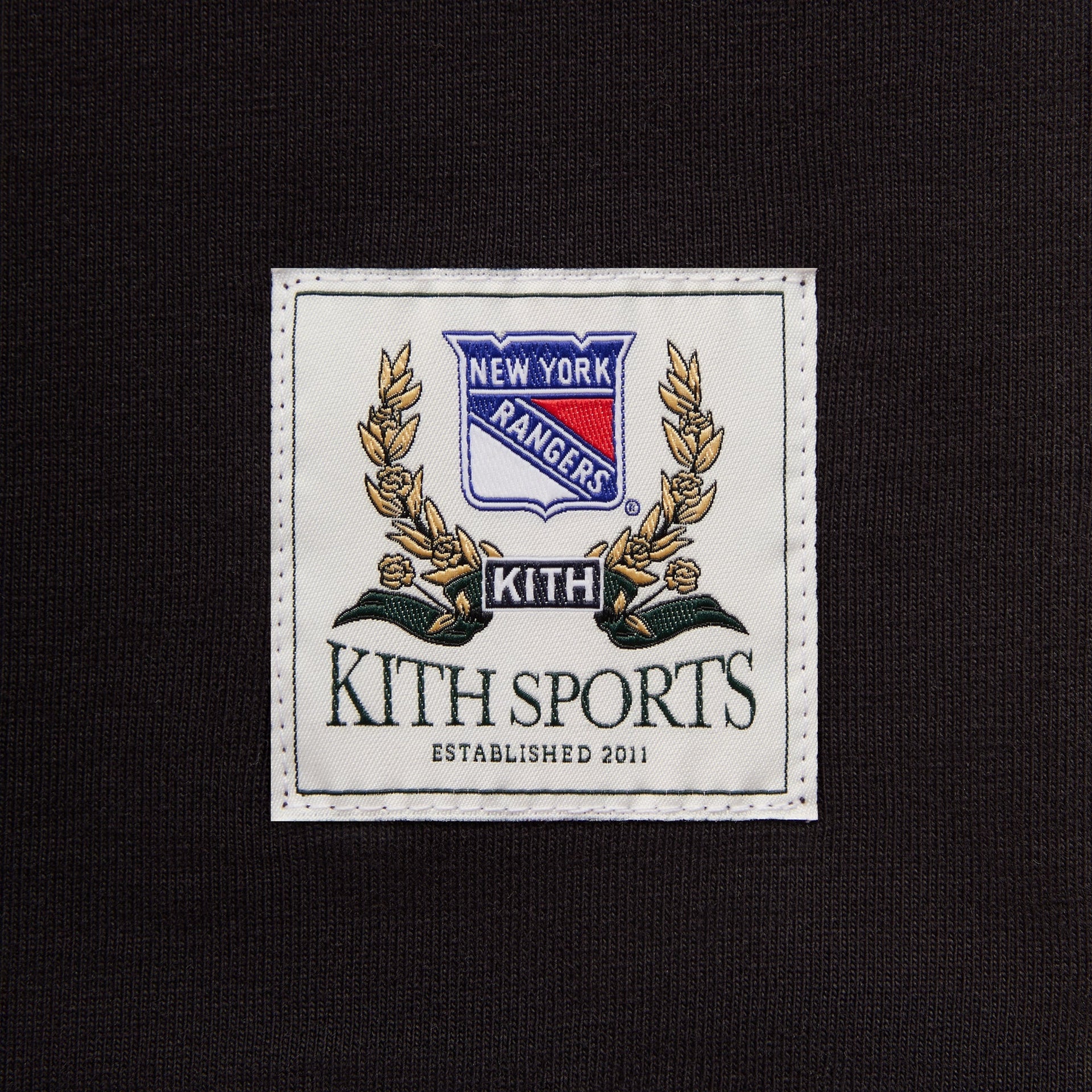 Kith for the New York Rangers New York Vintage Jones Tee - Black - PH