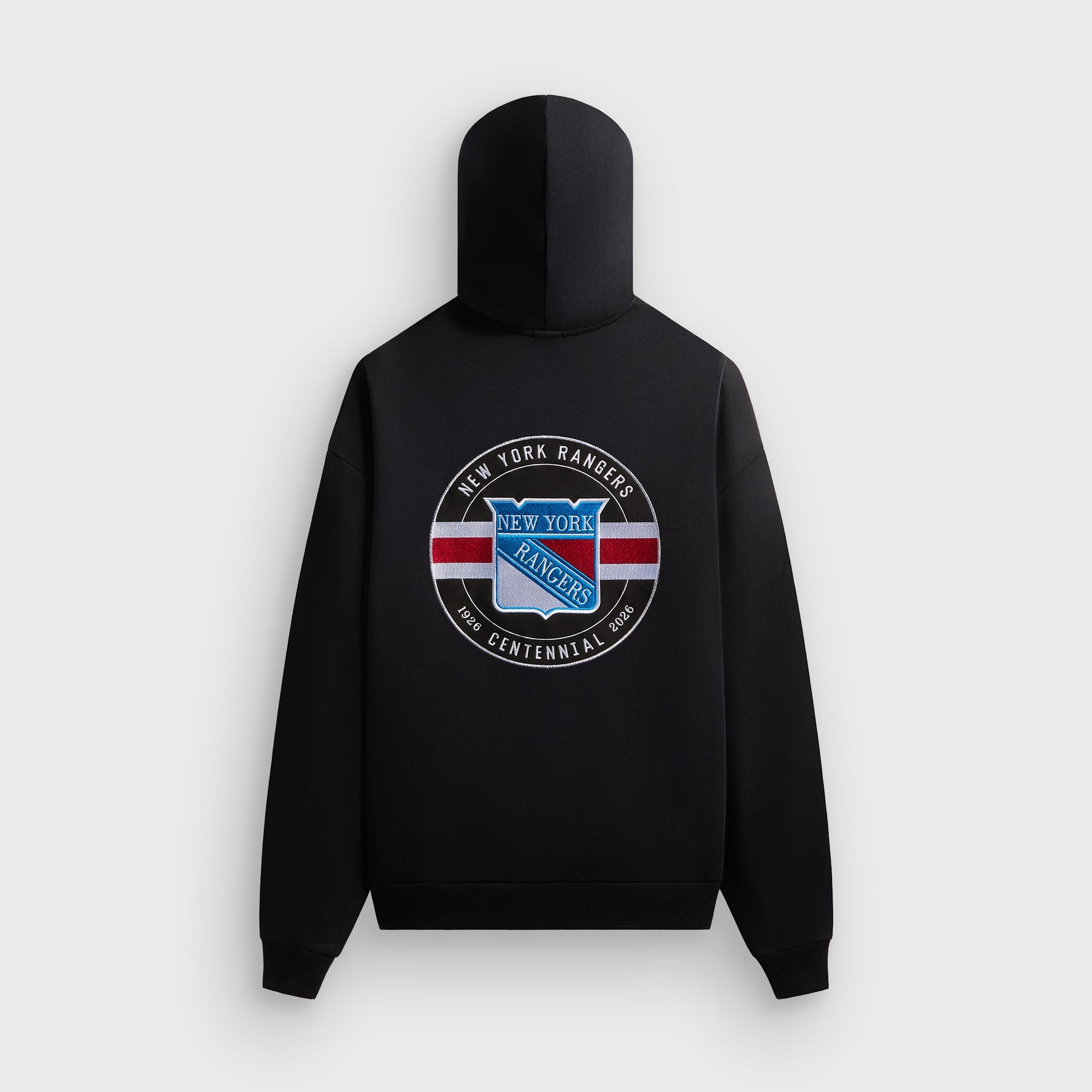 Kith for the New York Rangers Madison Square Garden Puck Vintage Nelson Hoodie - Black