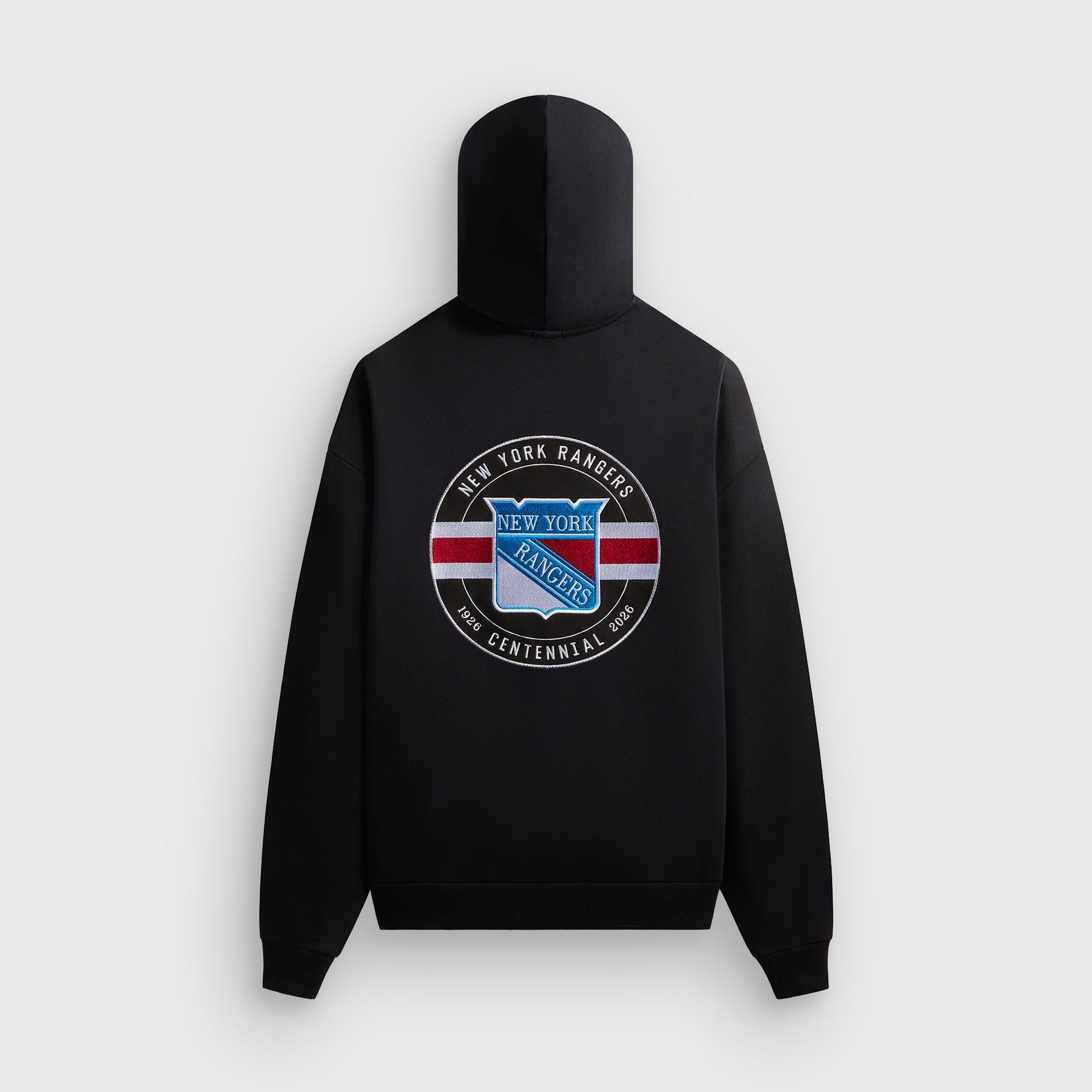 Kith for the New York Rangers Madison Square Garden Puck Vintage Nelson Hoodie - Black - PH