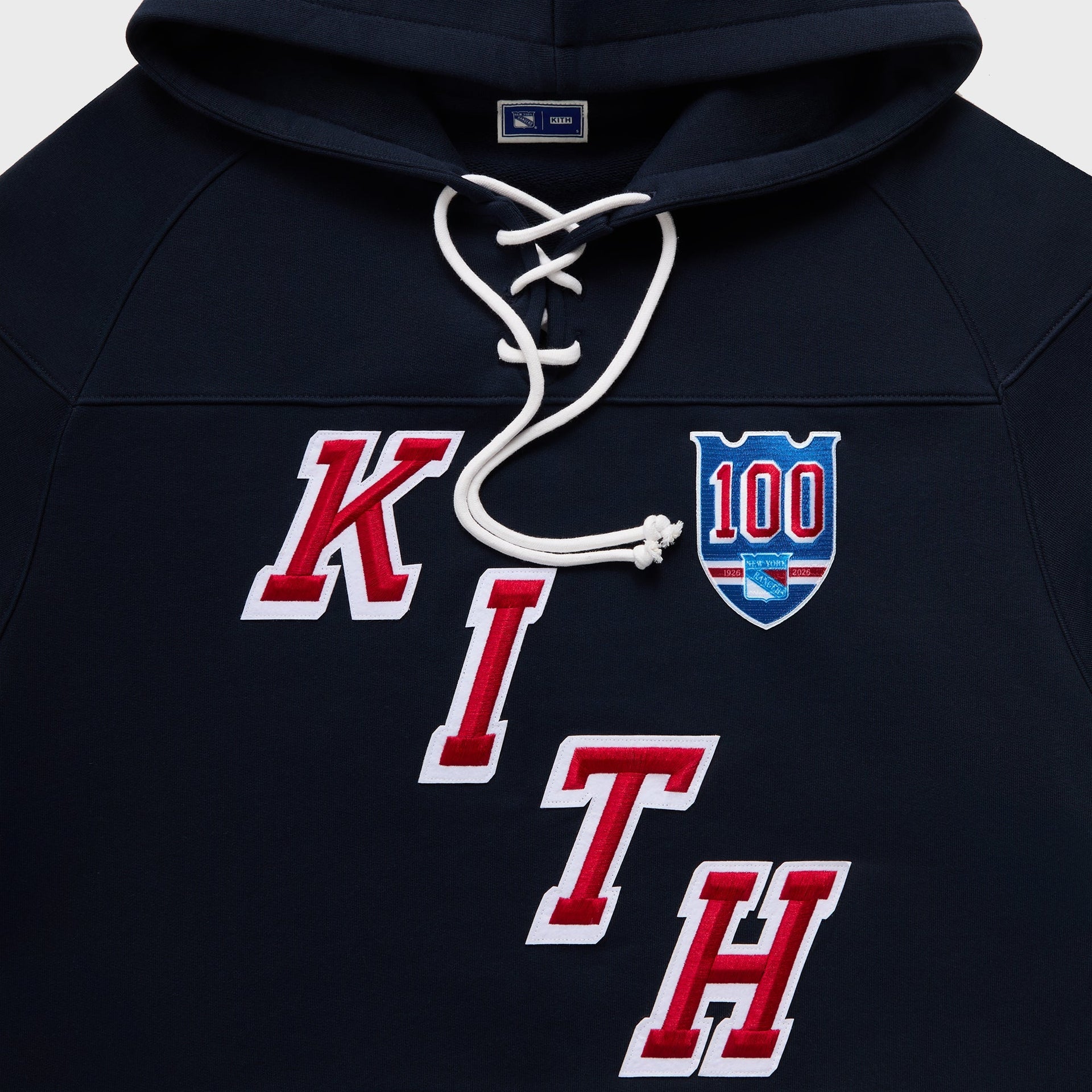 Kith for the New York Rangers Retro Delk Hoodie - Nocturnal - PH