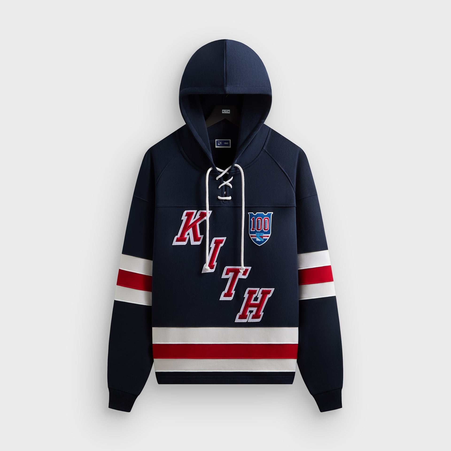 Kith for the New York Rangers Retro Delk Hoodie - Nocturnal - PH