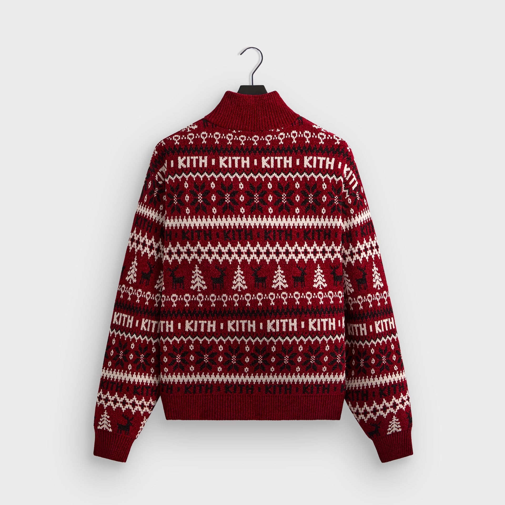Kithmas Chenille Fair Isle Quarter Zip - Allure - PH