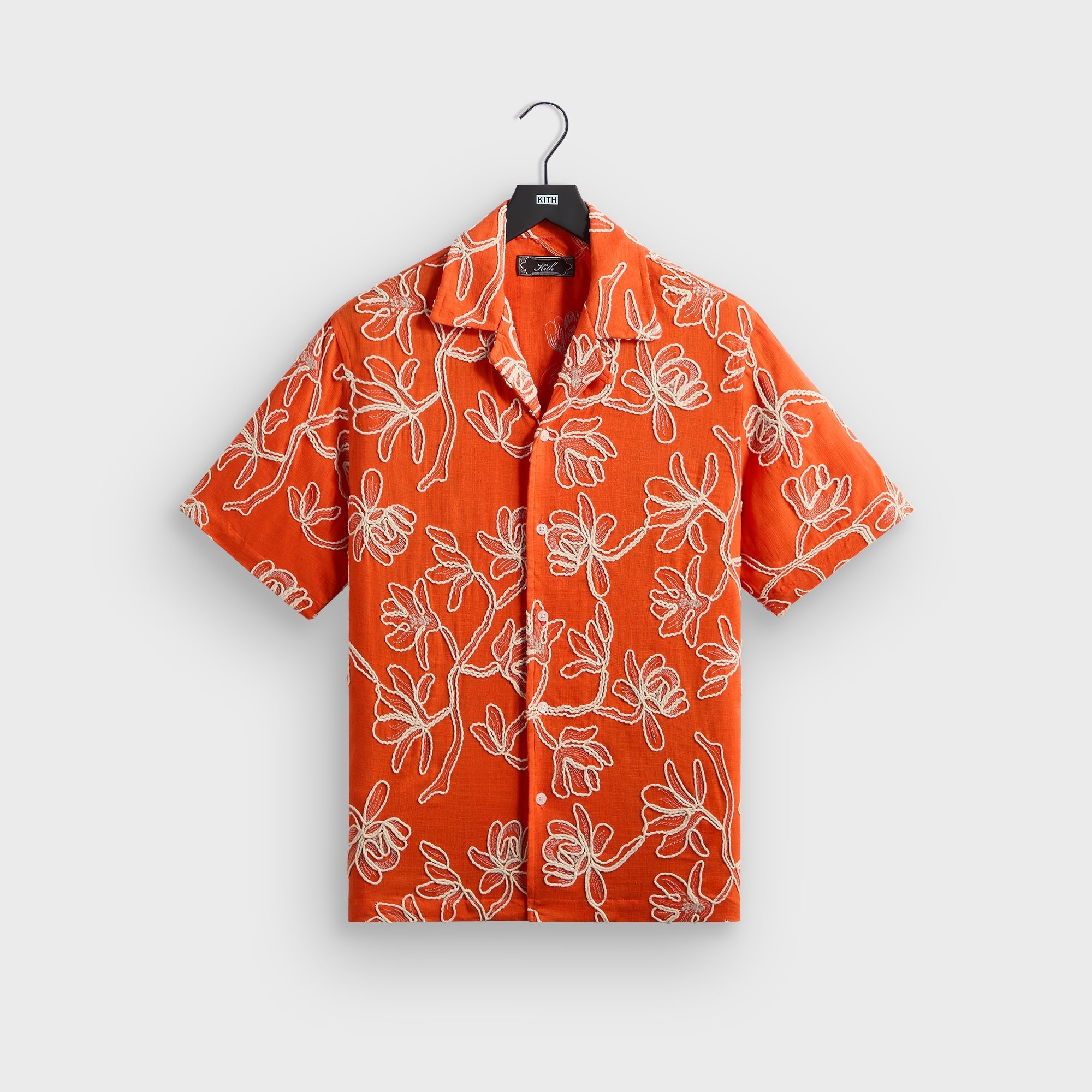 トップス Kith Thompson Printed Camp Collar Shirt KHM034814-814-Front_52f791e0-