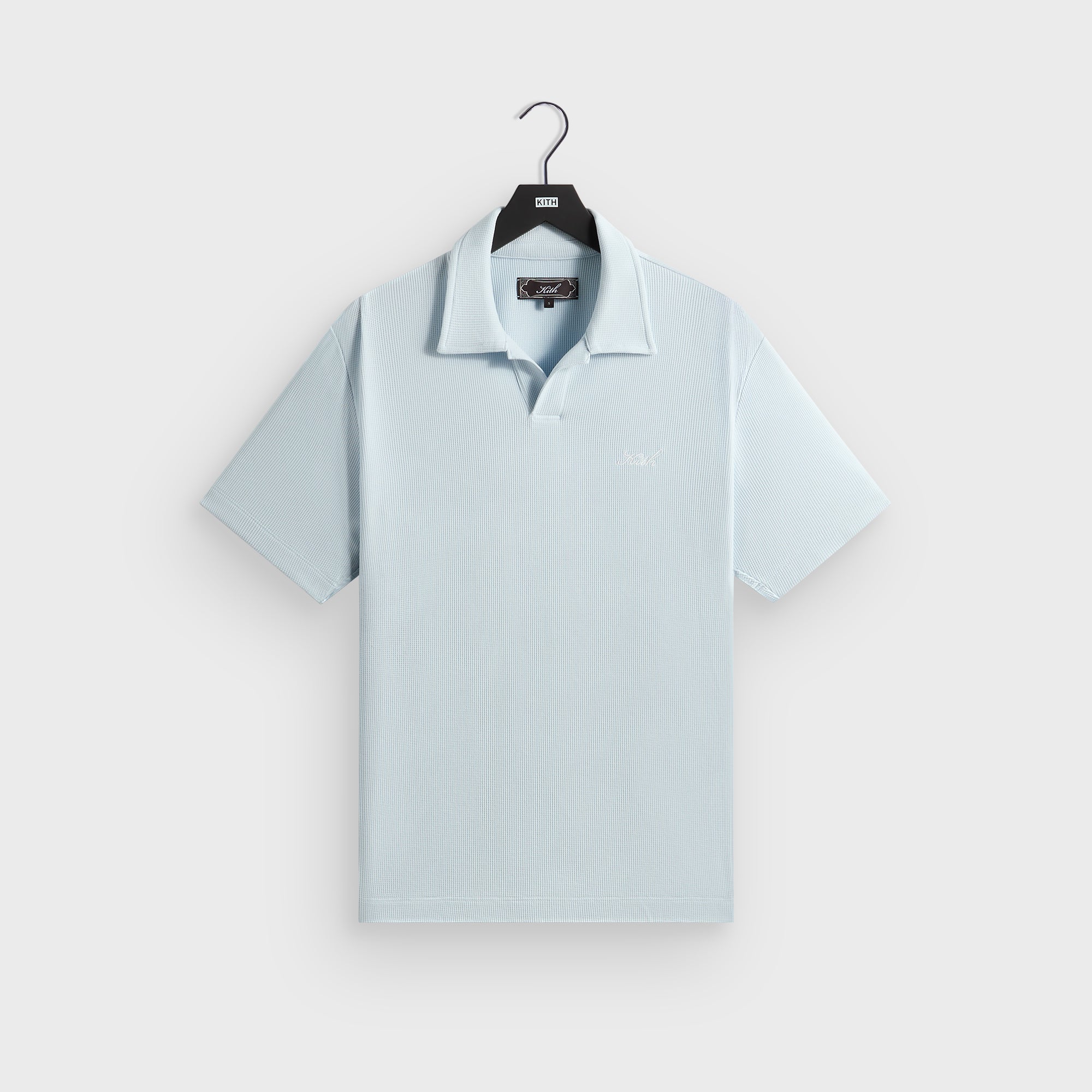 KITH Micro Waffle Drew Polo L ポロシャツ キス KHM034829-415-Front.jpg?v=
