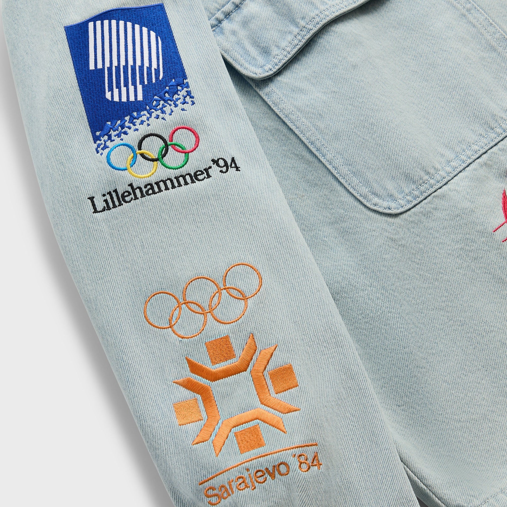 Kith for Olympics Heritage Marks Henson Shirt - Light Indigo - PH