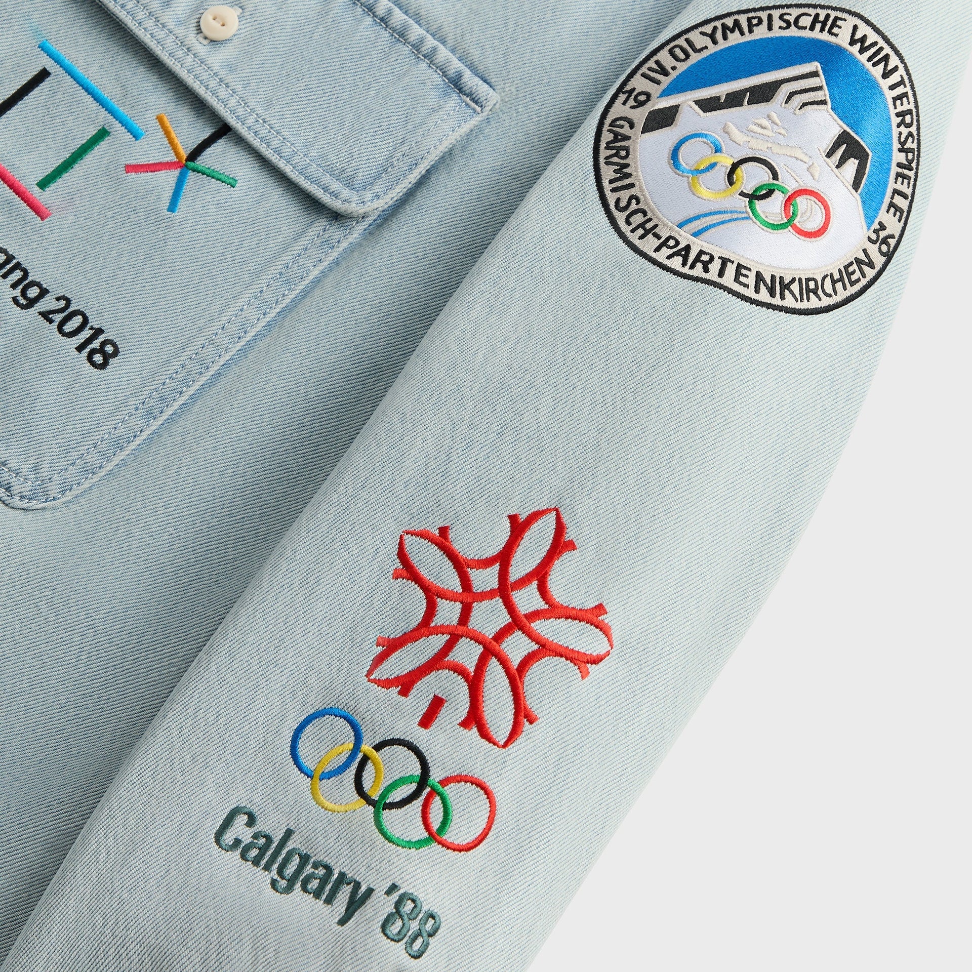 Kith for Olympics Heritage Marks Henson Shirt - Light Indigo - PH