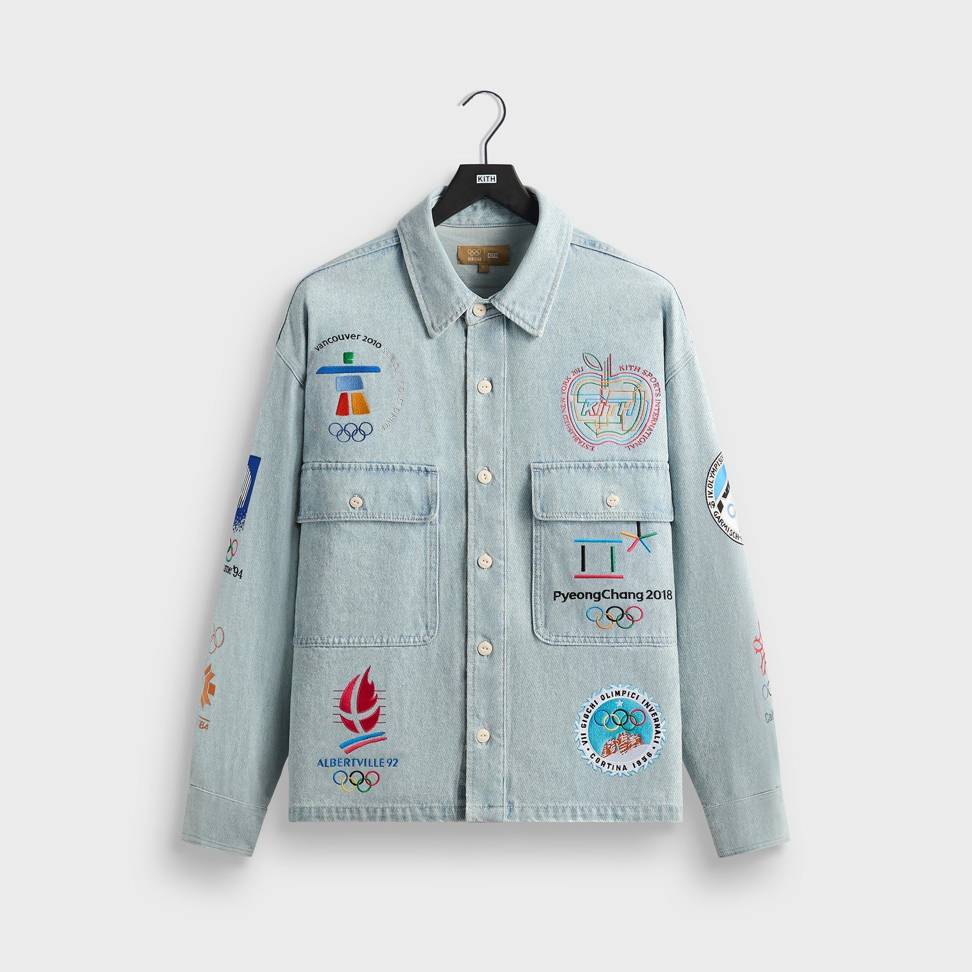 Kith for Olympics Heritage Marks Henson Shirt - Light Indigo - PH